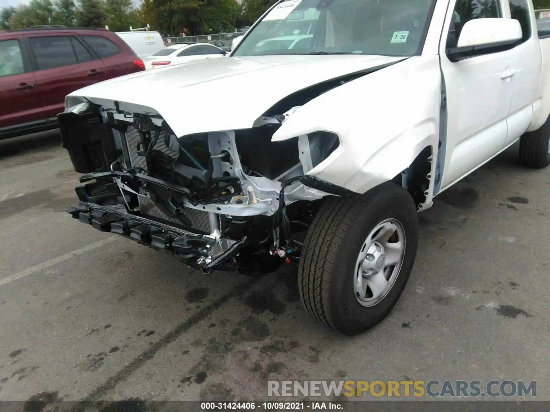 6 Photograph of a damaged car 3TYRX5GN4MT025847 TOYOTA TACOMA 2WD 2021