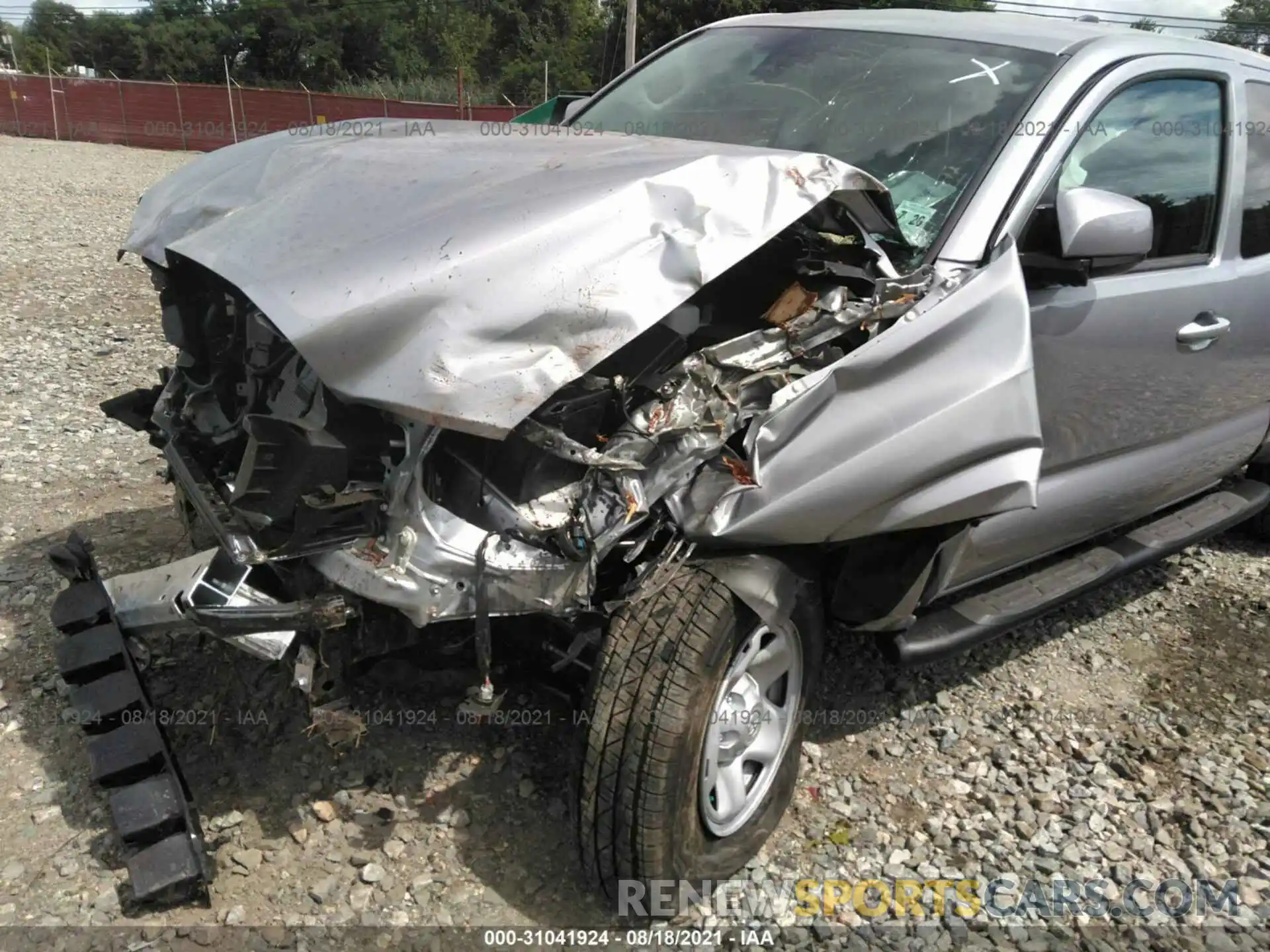 6 Photograph of a damaged car 3TYRX5GN4MT026609 TOYOTA TACOMA 2WD 2021