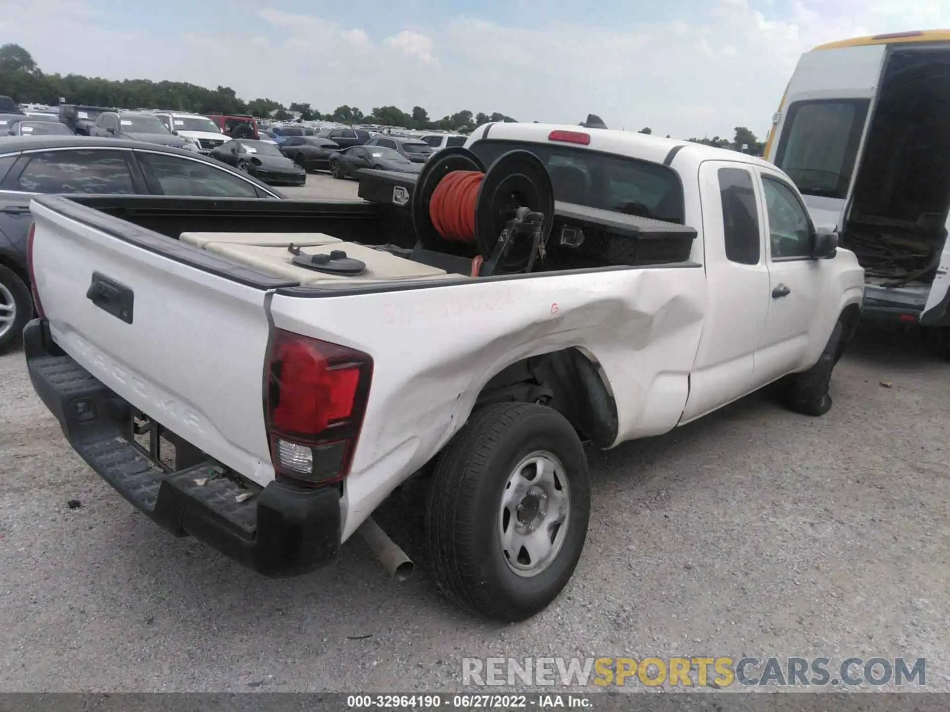 4 Photograph of a damaged car 3TYRX5GN5MT007499 TOYOTA TACOMA 2WD 2021