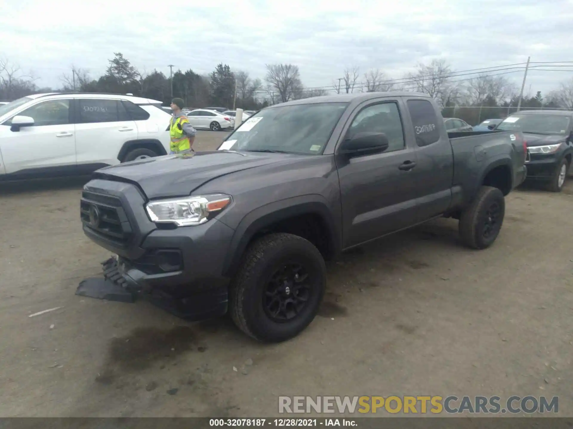 2 Фотография поврежденного автомобиля 3TYRX5GN5MT007888 TOYOTA TACOMA 2WD 2021