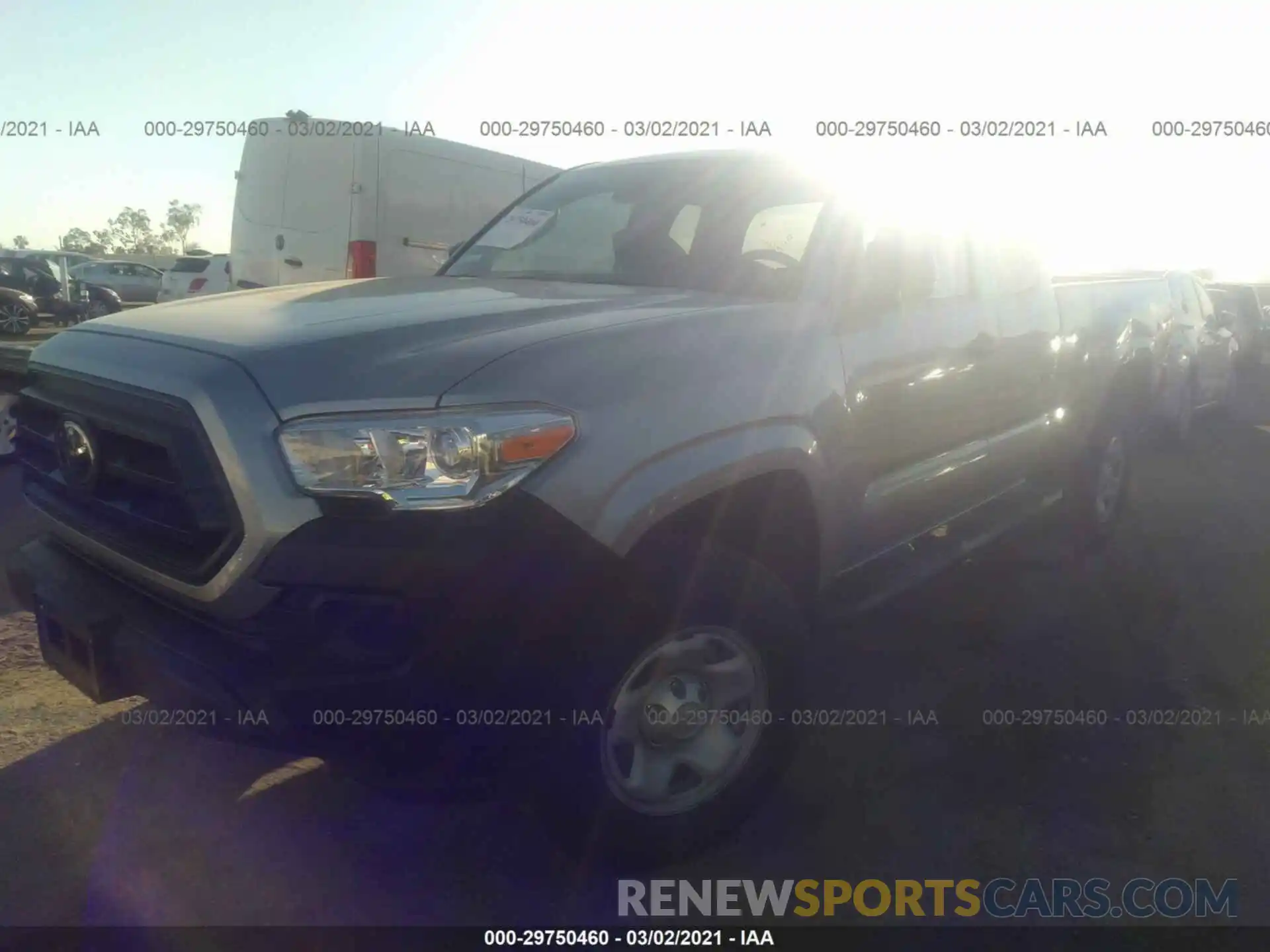 2 Photograph of a damaged car 3TYRX5GN5MT007891 TOYOTA TACOMA 2WD 2021