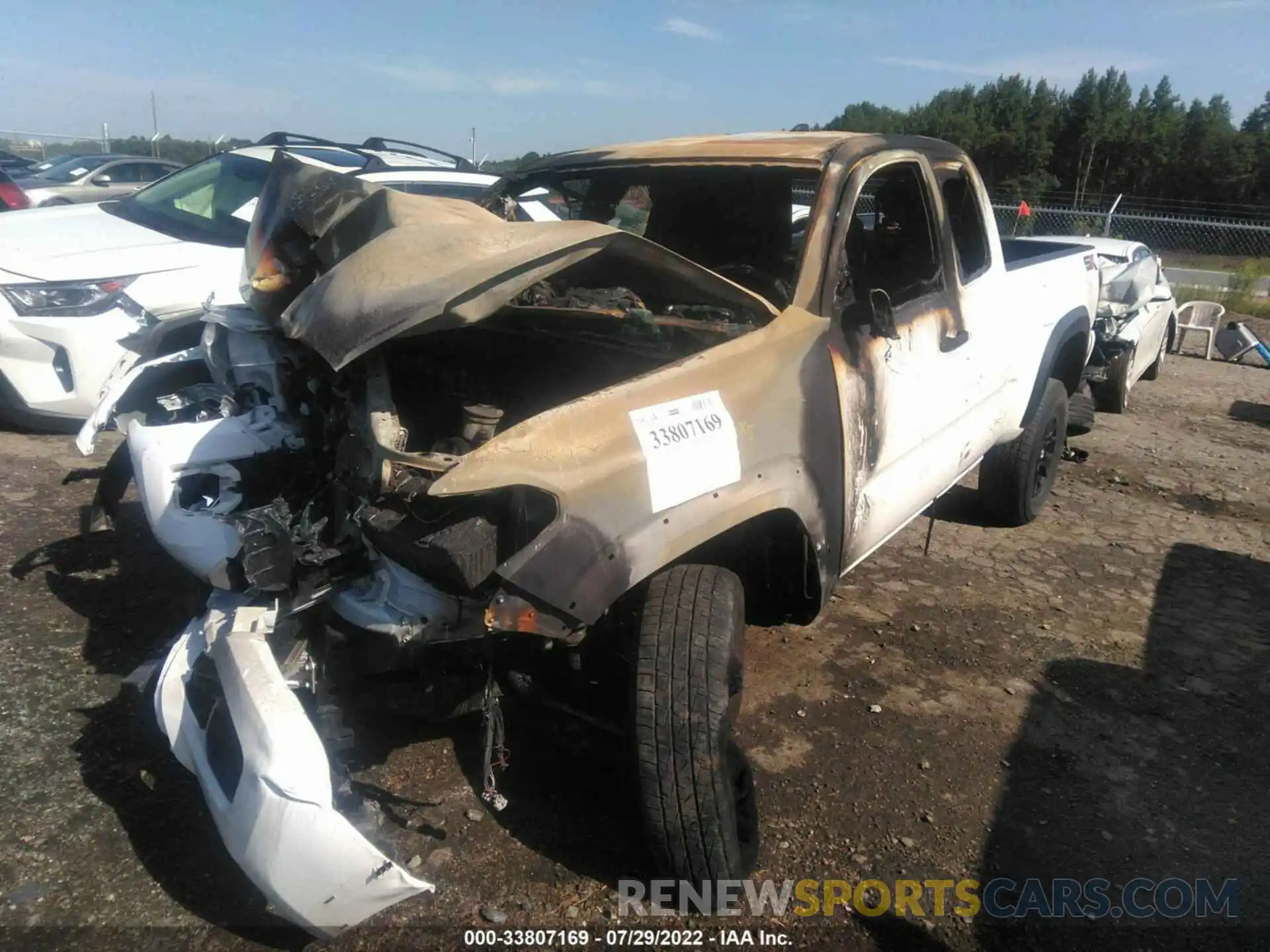 2 Photograph of a damaged car 3TYRX5GN5MT009642 TOYOTA TACOMA 2WD 2021