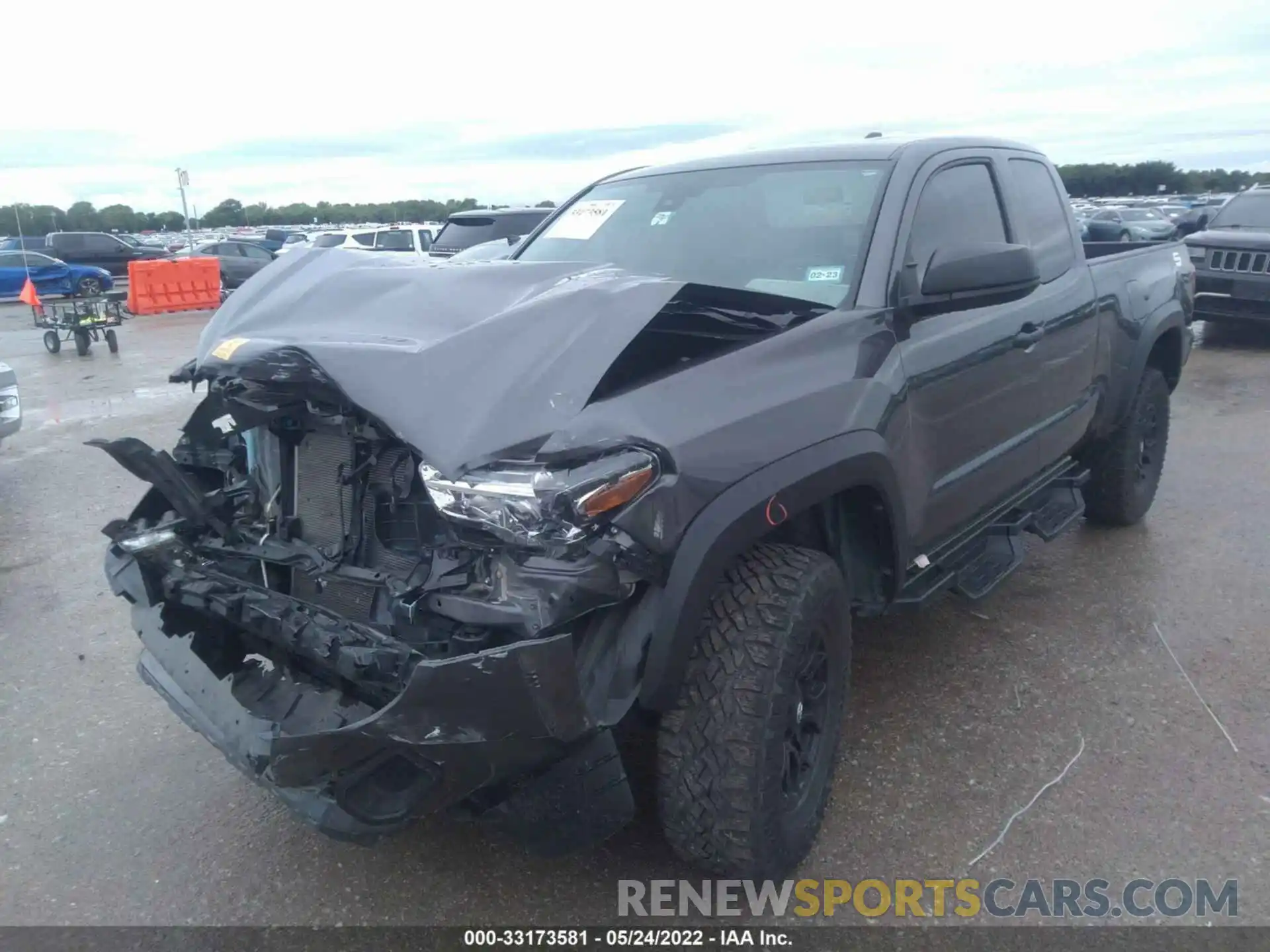 2 Фотография поврежденного автомобиля 3TYRX5GN5MT011438 TOYOTA TACOMA 2WD 2021