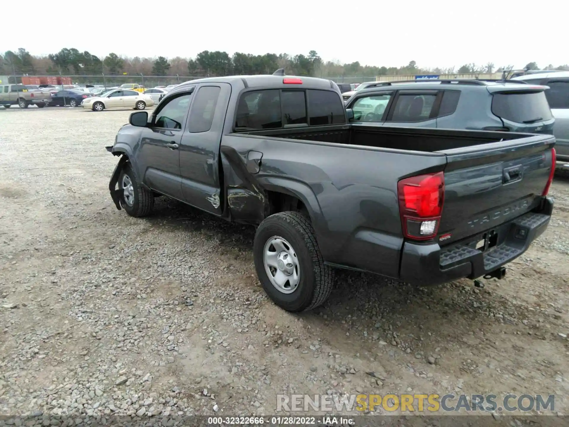 3 Photograph of a damaged car 3TYRX5GN5MT020172 TOYOTA TACOMA 2WD 2021