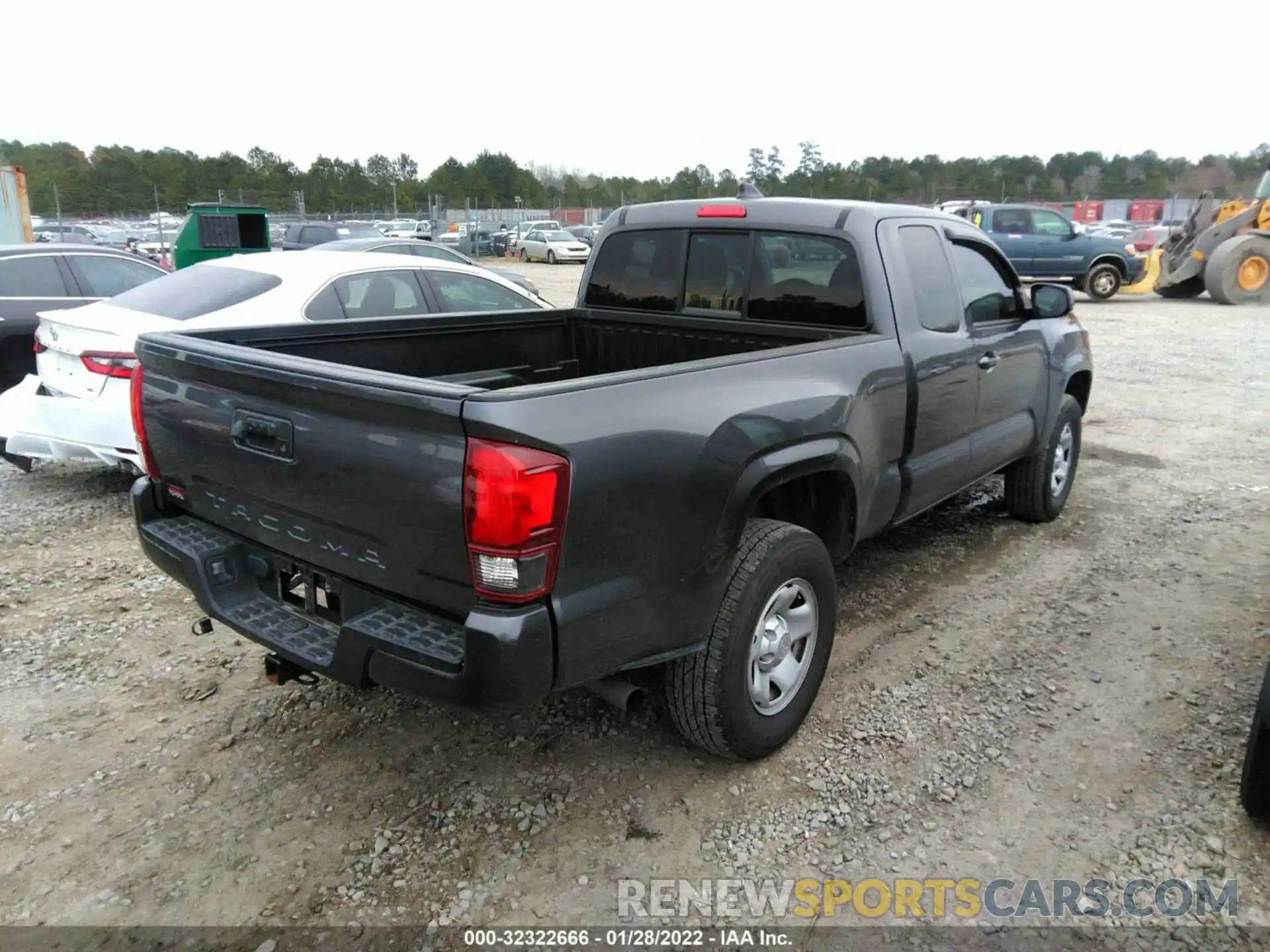 4 Photograph of a damaged car 3TYRX5GN5MT020172 TOYOTA TACOMA 2WD 2021