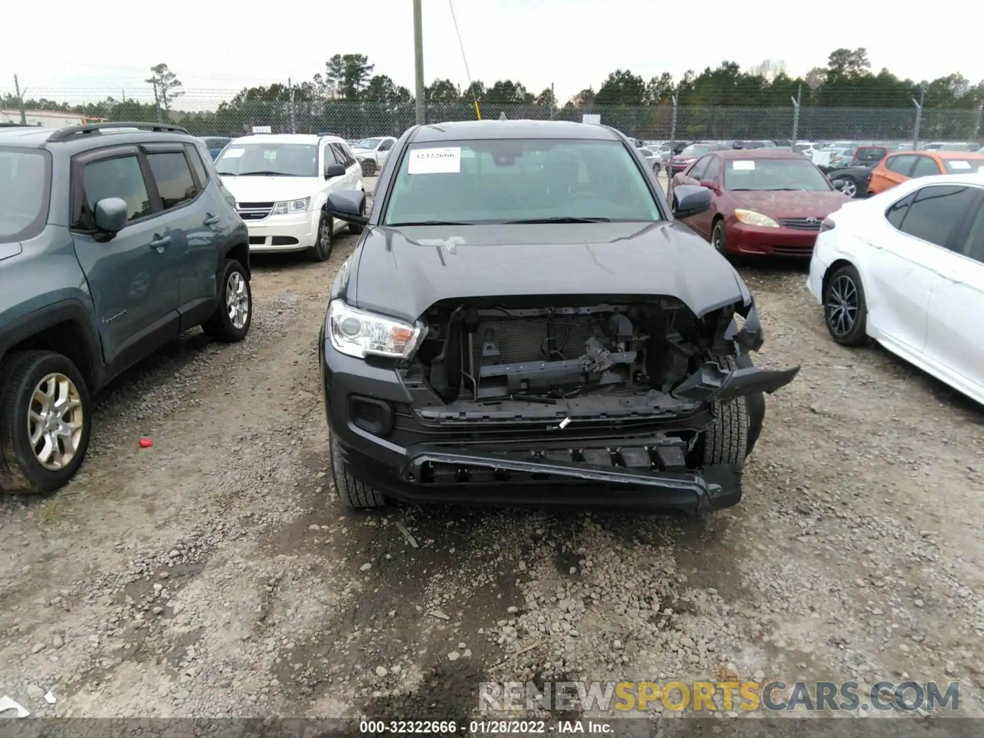 6 Photograph of a damaged car 3TYRX5GN5MT020172 TOYOTA TACOMA 2WD 2021