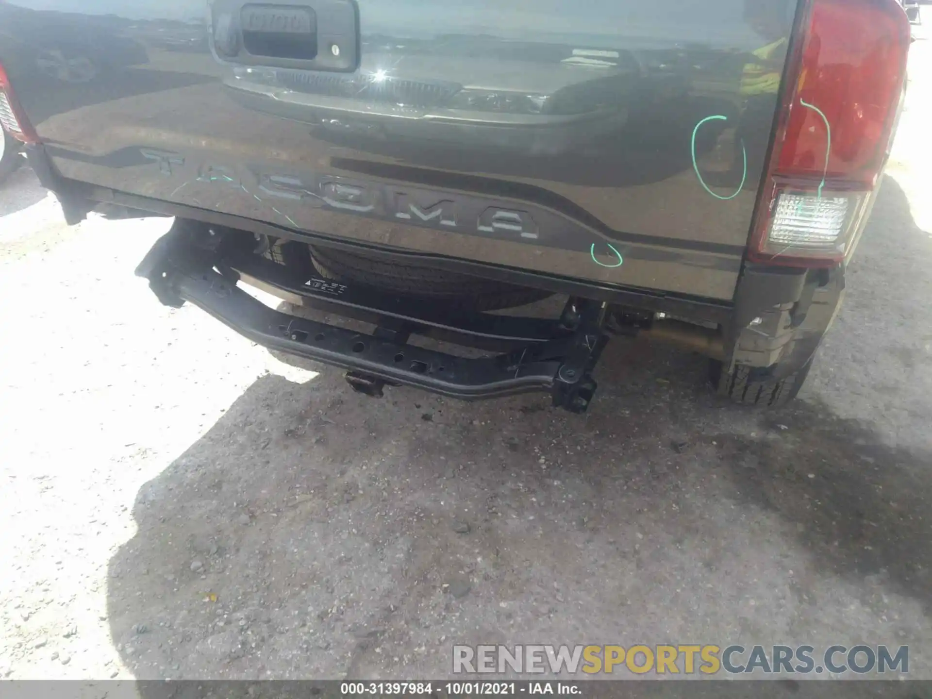 6 Photograph of a damaged car 3TYRX5GN5MT026974 TOYOTA TACOMA 2WD 2021