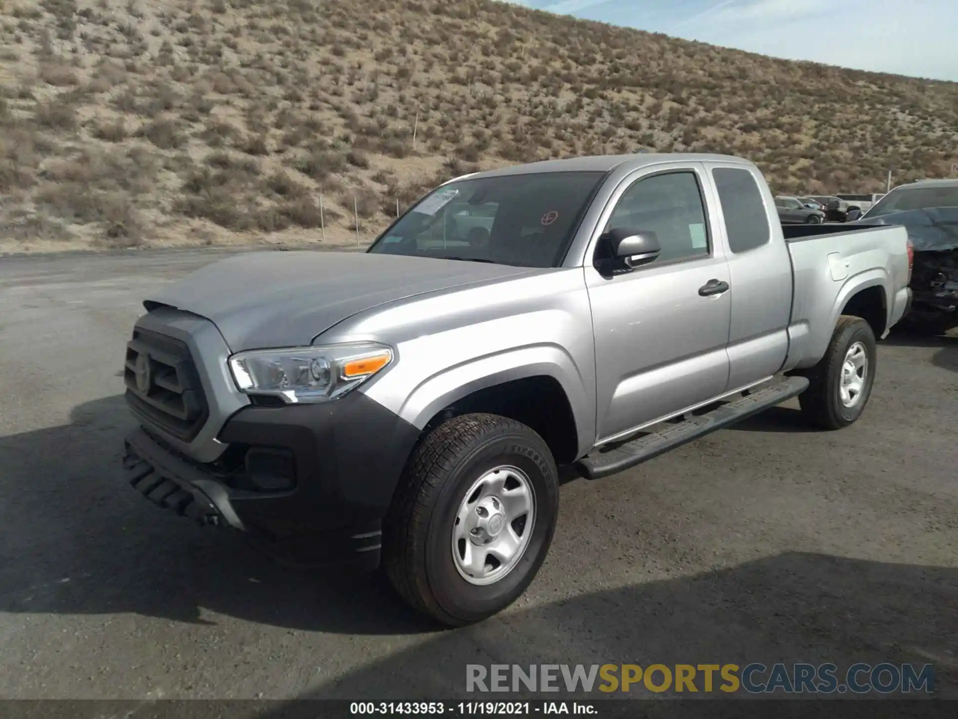 2 Photograph of a damaged car 3TYRX5GN5MT029454 TOYOTA TACOMA 2WD 2021