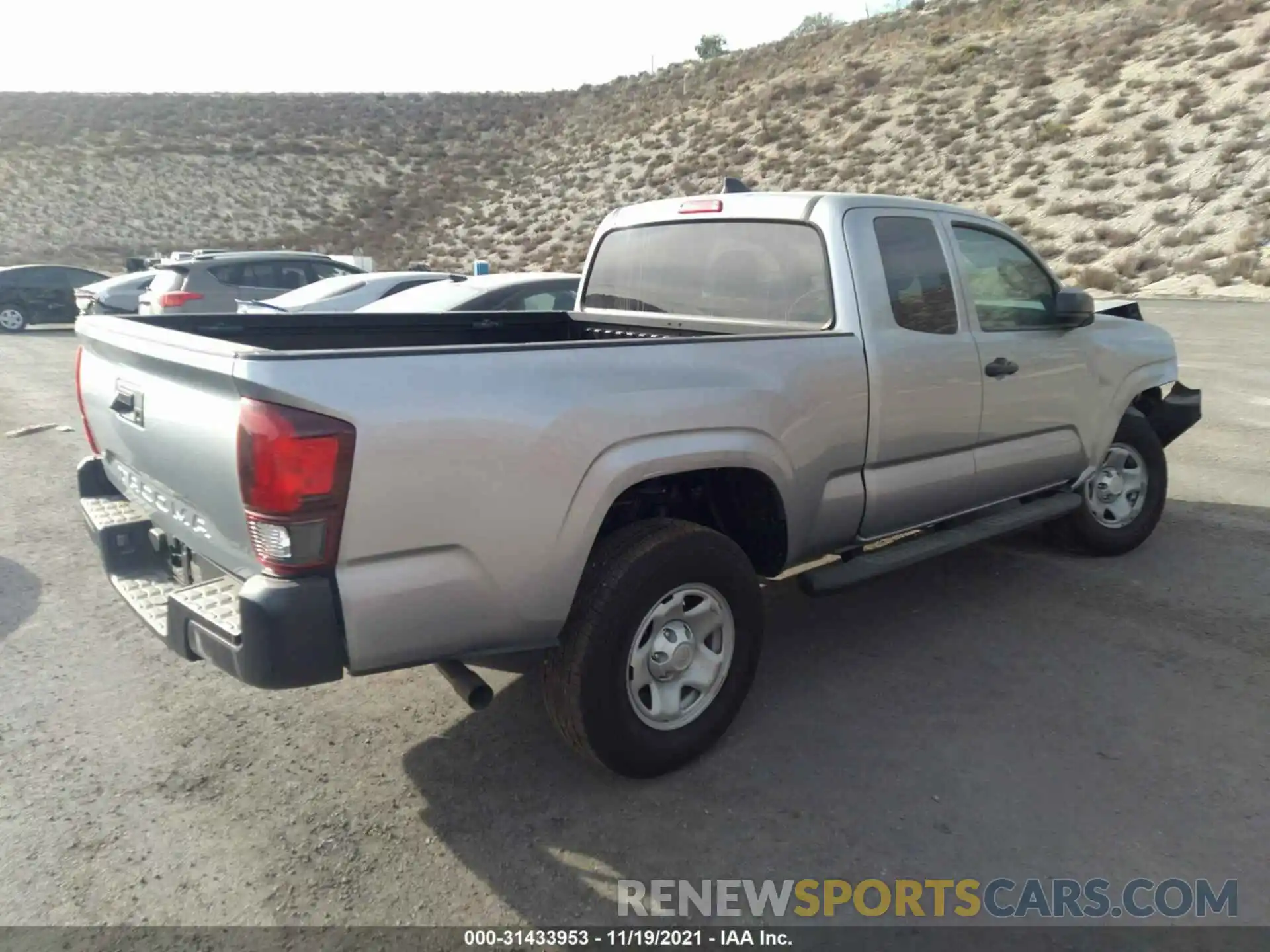 4 Photograph of a damaged car 3TYRX5GN5MT029454 TOYOTA TACOMA 2WD 2021