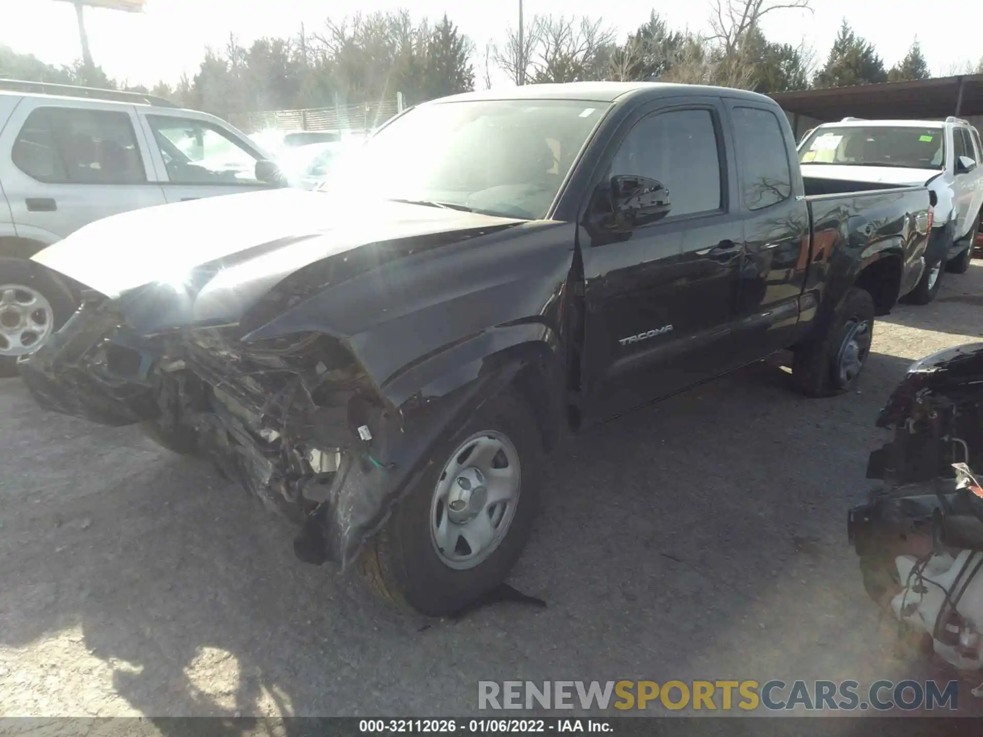 2 Photograph of a damaged car 3TYRX5GN5MT032998 TOYOTA TACOMA 2WD 2021