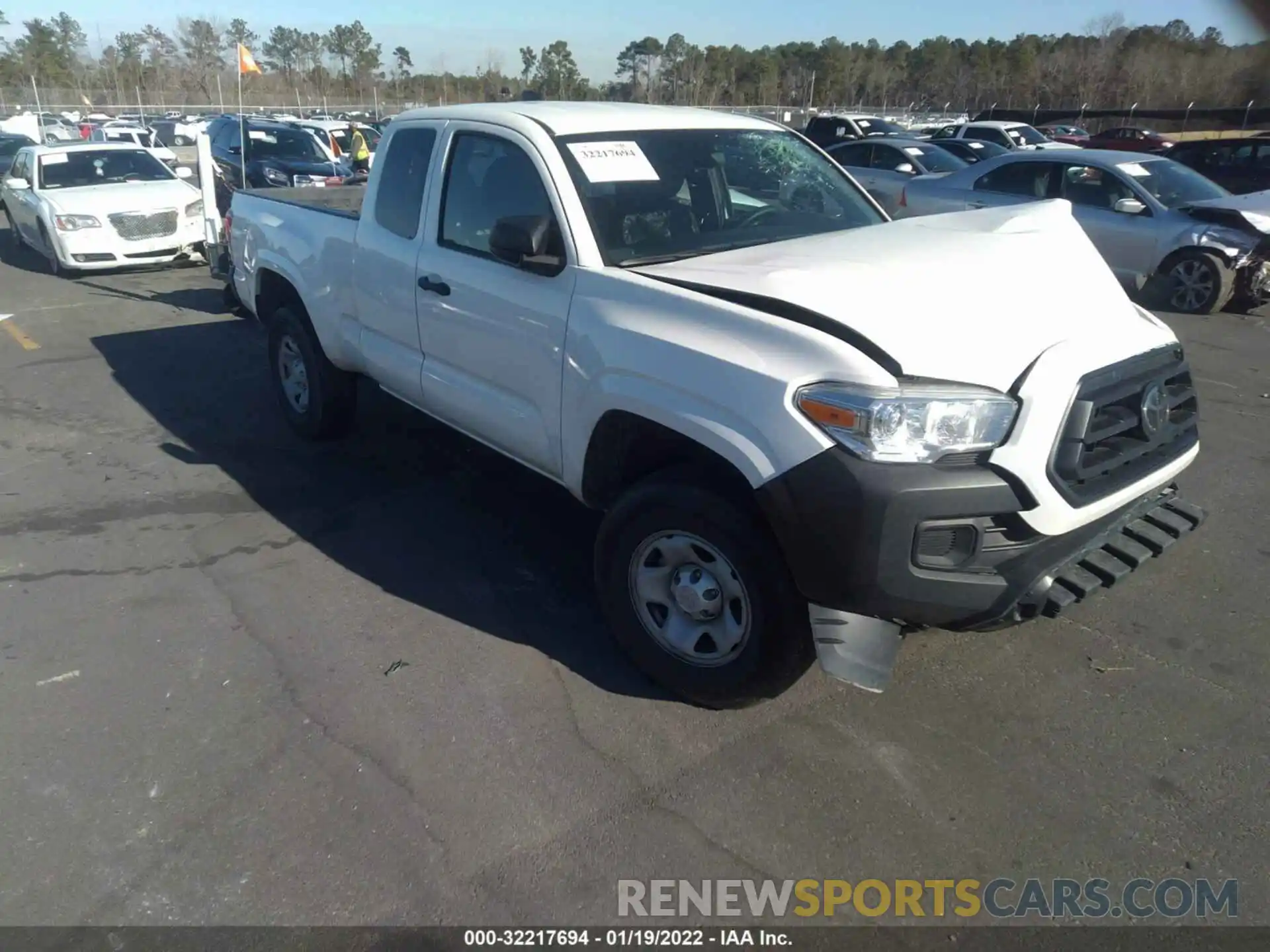 1 Photograph of a damaged car 3TYRX5GN6MT007169 TOYOTA TACOMA 2WD 2021