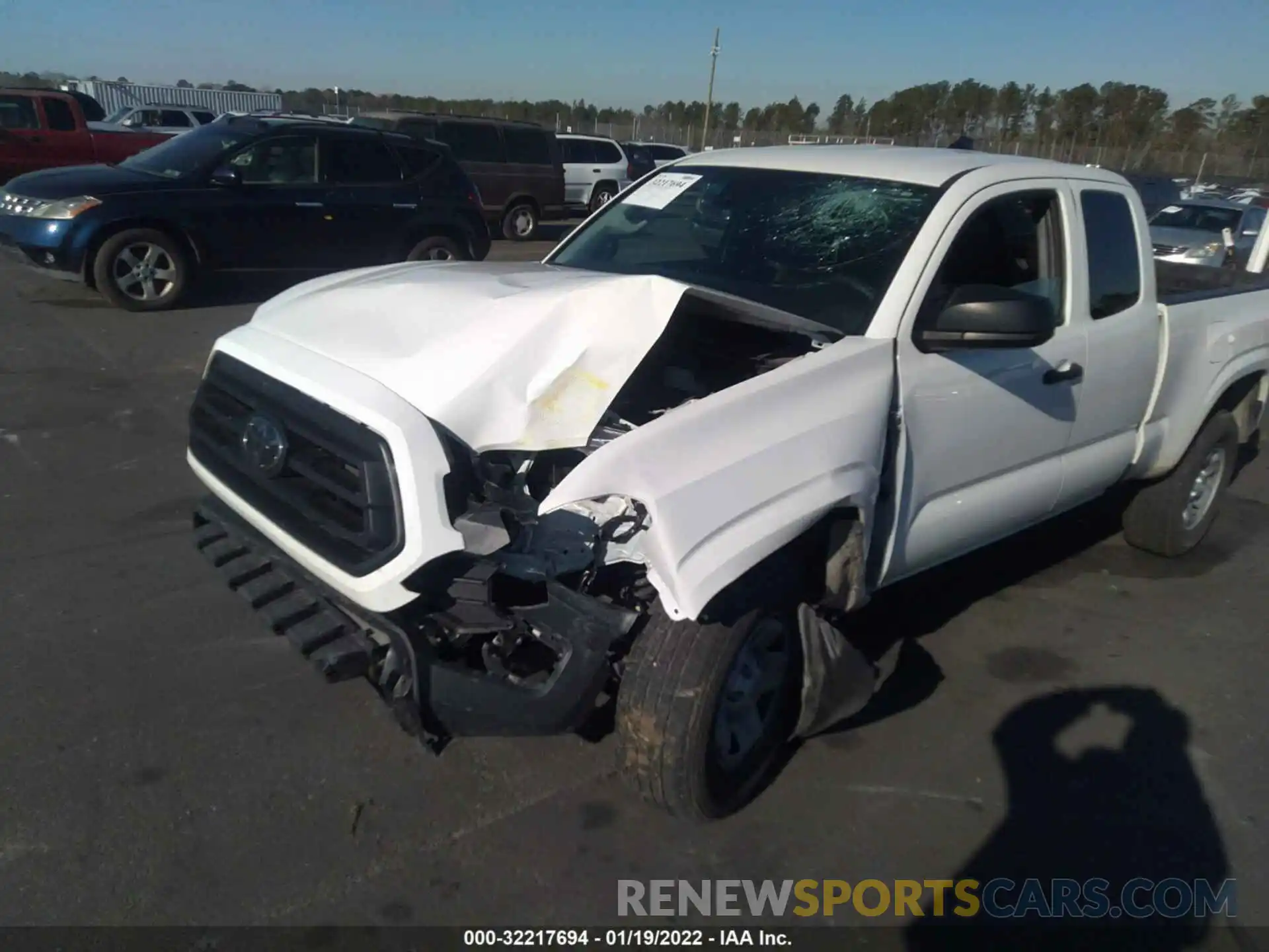 2 Photograph of a damaged car 3TYRX5GN6MT007169 TOYOTA TACOMA 2WD 2021