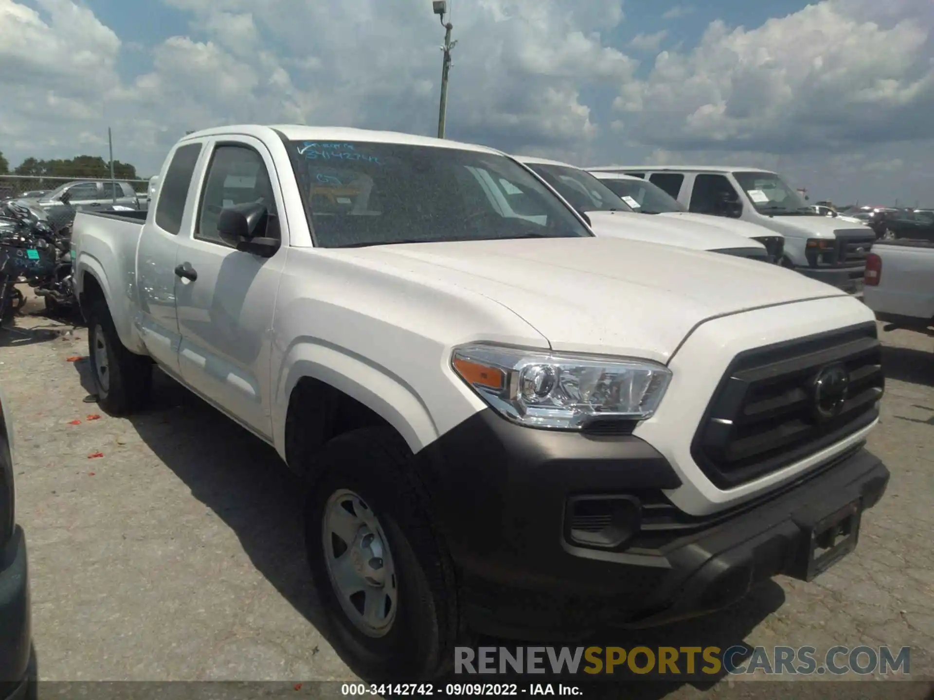 1 Photograph of a damaged car 3TYRX5GN6MT011576 TOYOTA TACOMA 2WD 2021