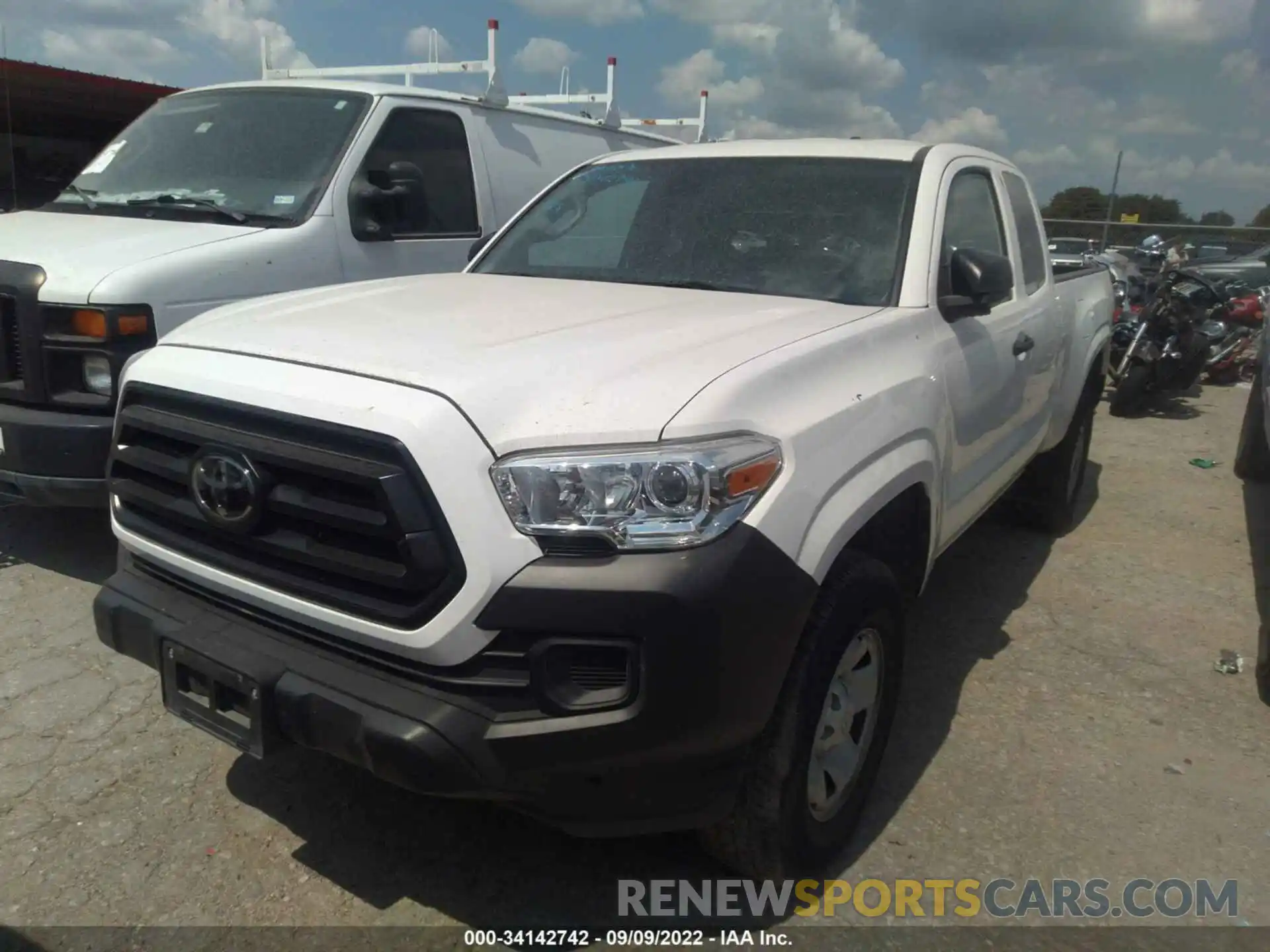 2 Photograph of a damaged car 3TYRX5GN6MT011576 TOYOTA TACOMA 2WD 2021