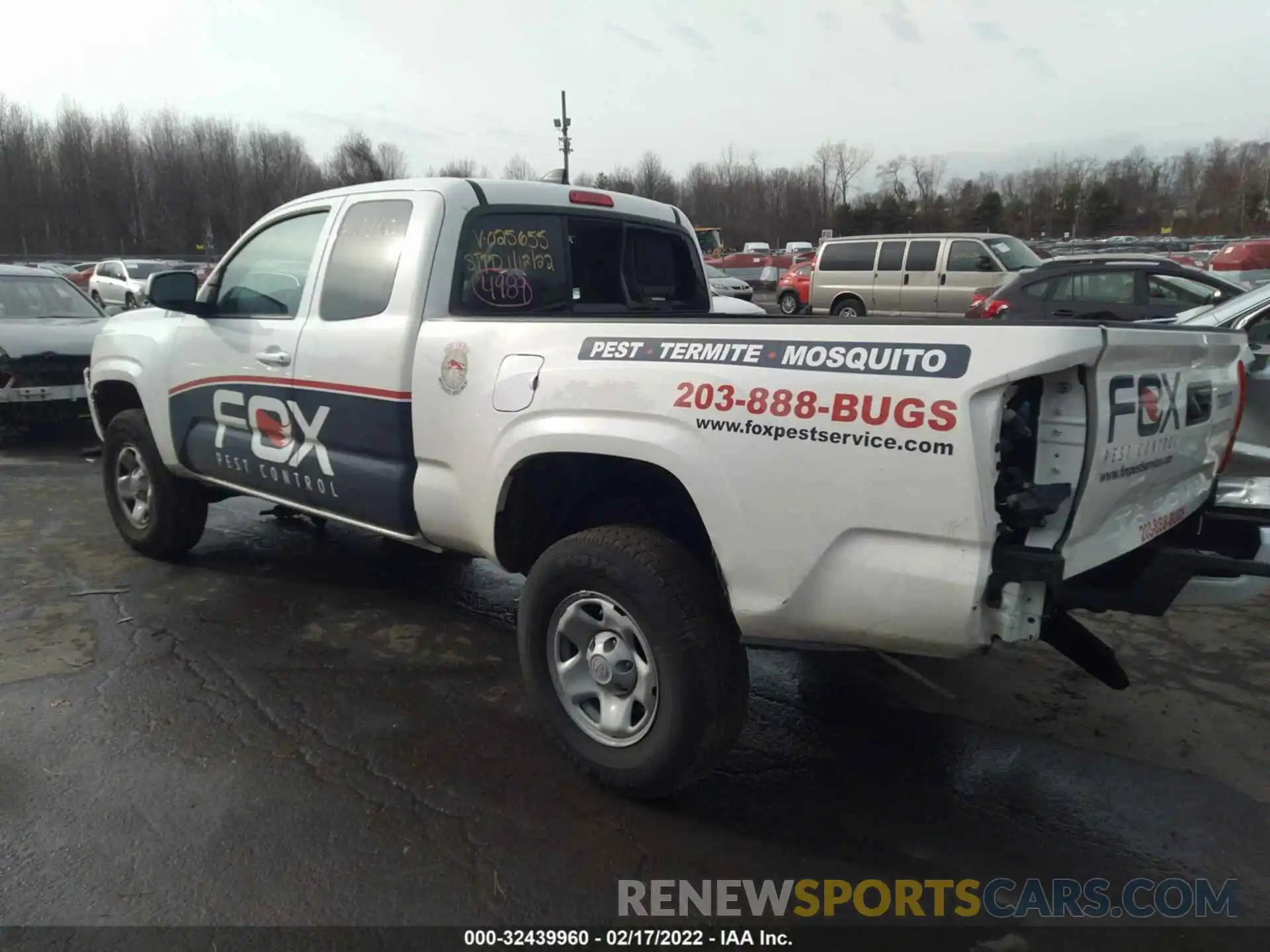 3 Photograph of a damaged car 3TYRX5GN6MT025655 TOYOTA TACOMA 2WD 2021