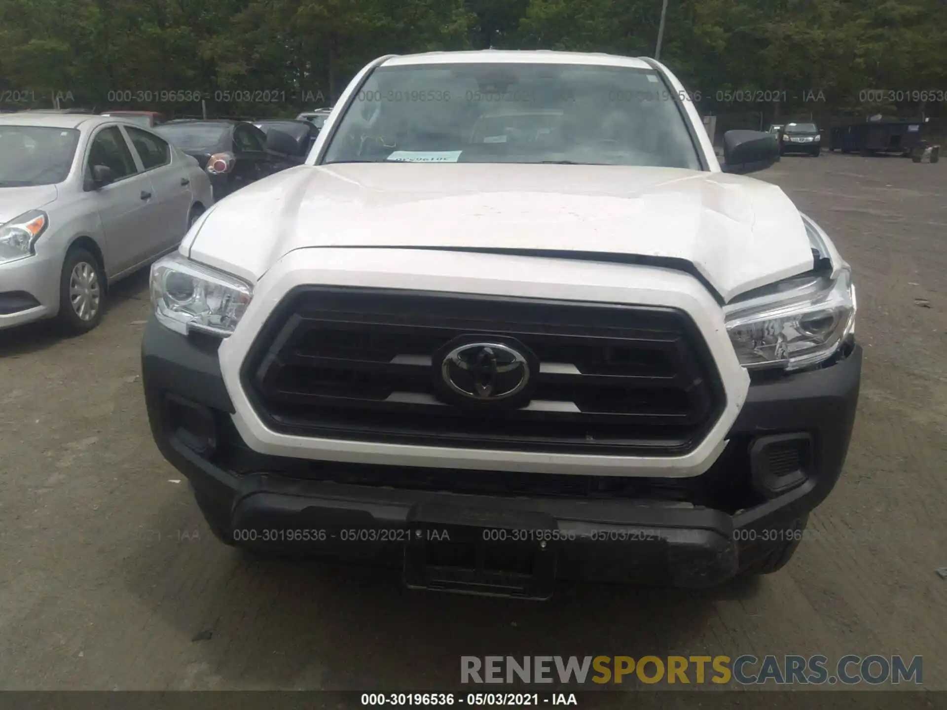 6 Photograph of a damaged car 3TYRX5GN7MT006791 TOYOTA TACOMA 2WD 2021