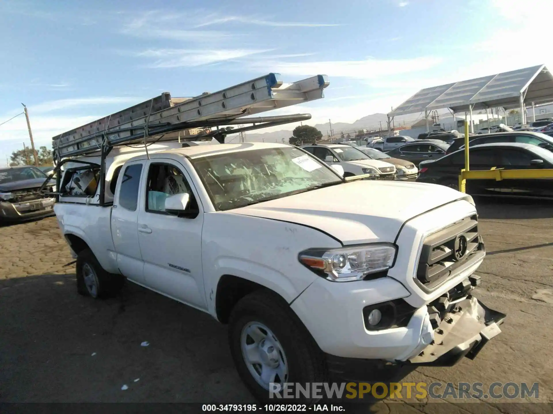 1 Photograph of a damaged car 3TYRX5GN7MT009352 TOYOTA TACOMA 2WD 2021