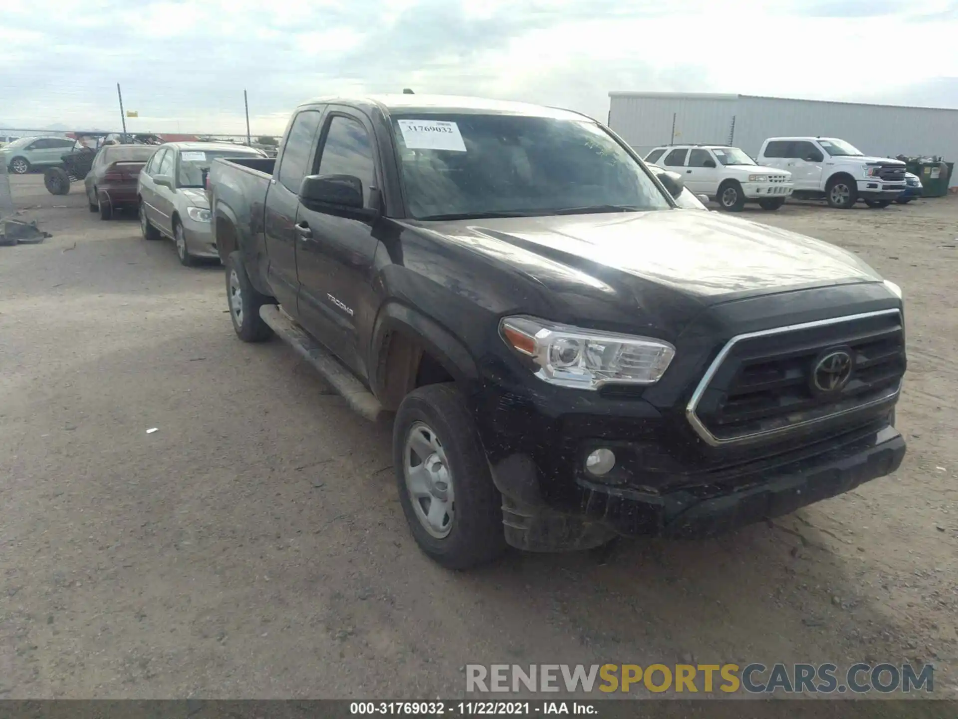 1 Photograph of a damaged car 3TYRX5GN7MT009805 TOYOTA TACOMA 2WD 2021