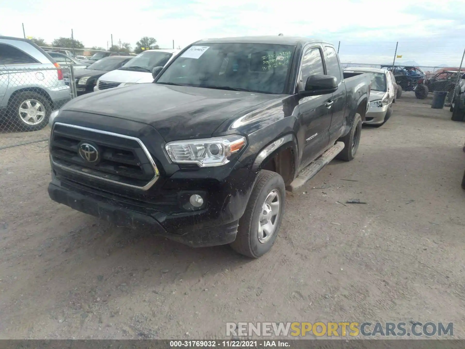 2 Фотография поврежденного автомобиля 3TYRX5GN7MT009805 TOYOTA TACOMA 2WD 2021