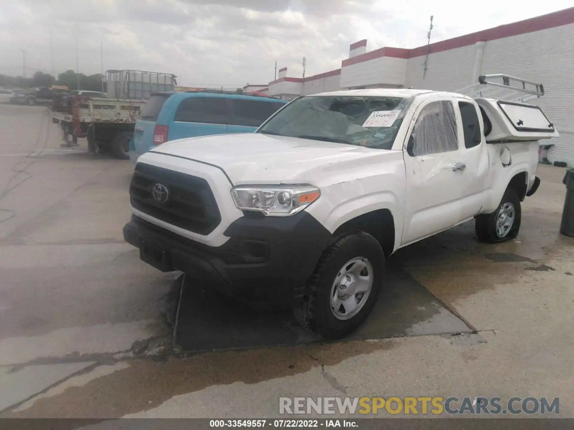 2 Photograph of a damaged car 3TYRX5GN7MT029049 TOYOTA TACOMA 2WD 2021