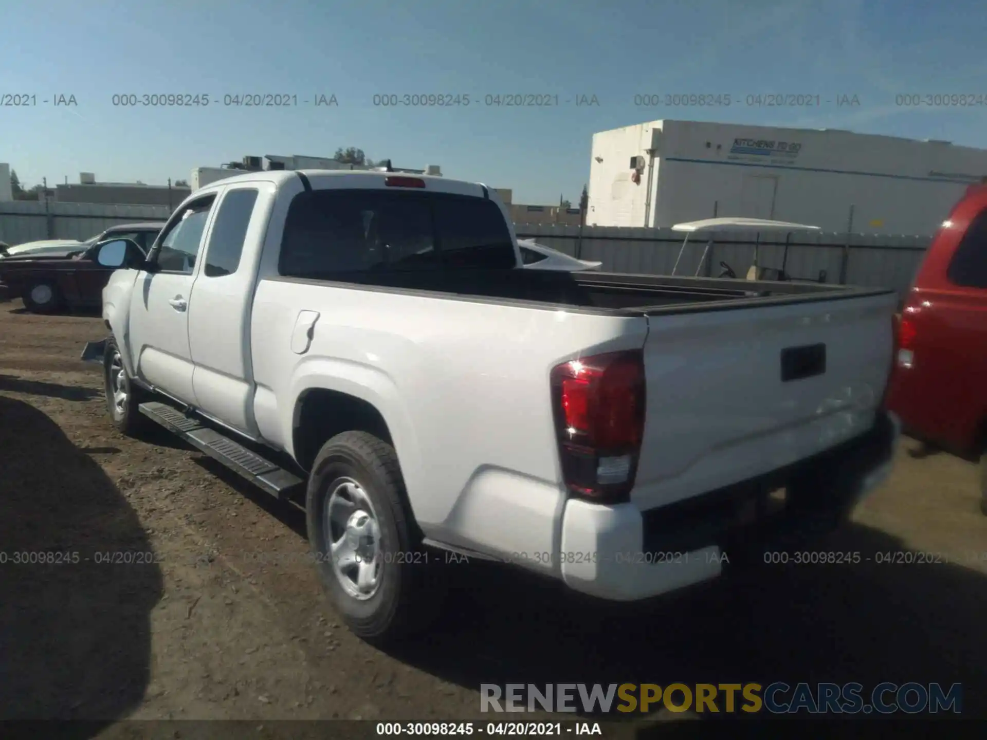 3 Photograph of a damaged car 3TYRX5GN8MT009540 TOYOTA TACOMA 2WD 2021