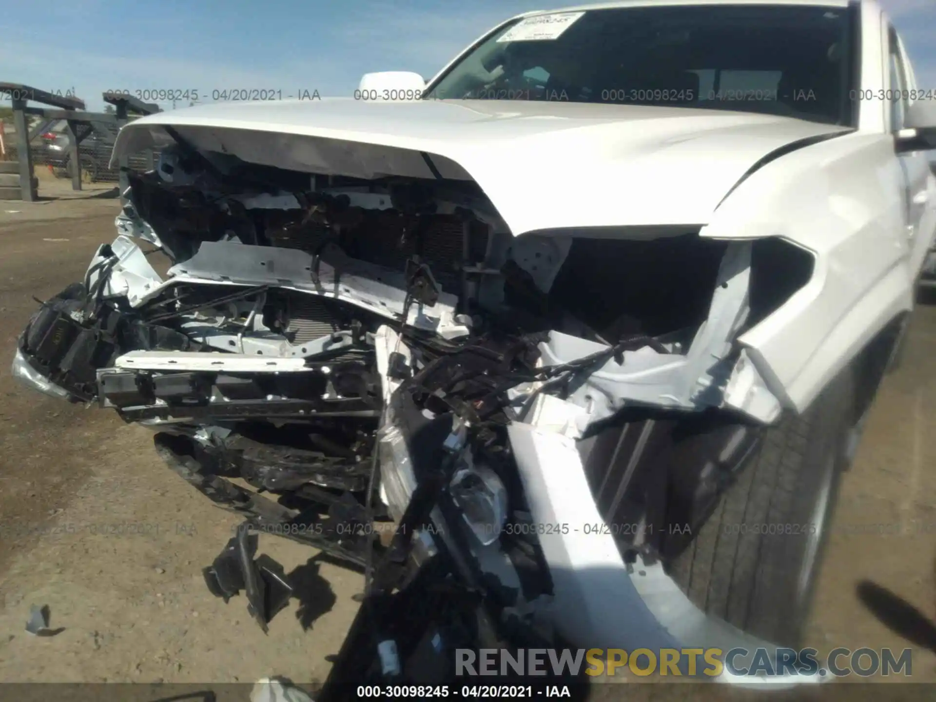 6 Photograph of a damaged car 3TYRX5GN8MT009540 TOYOTA TACOMA 2WD 2021