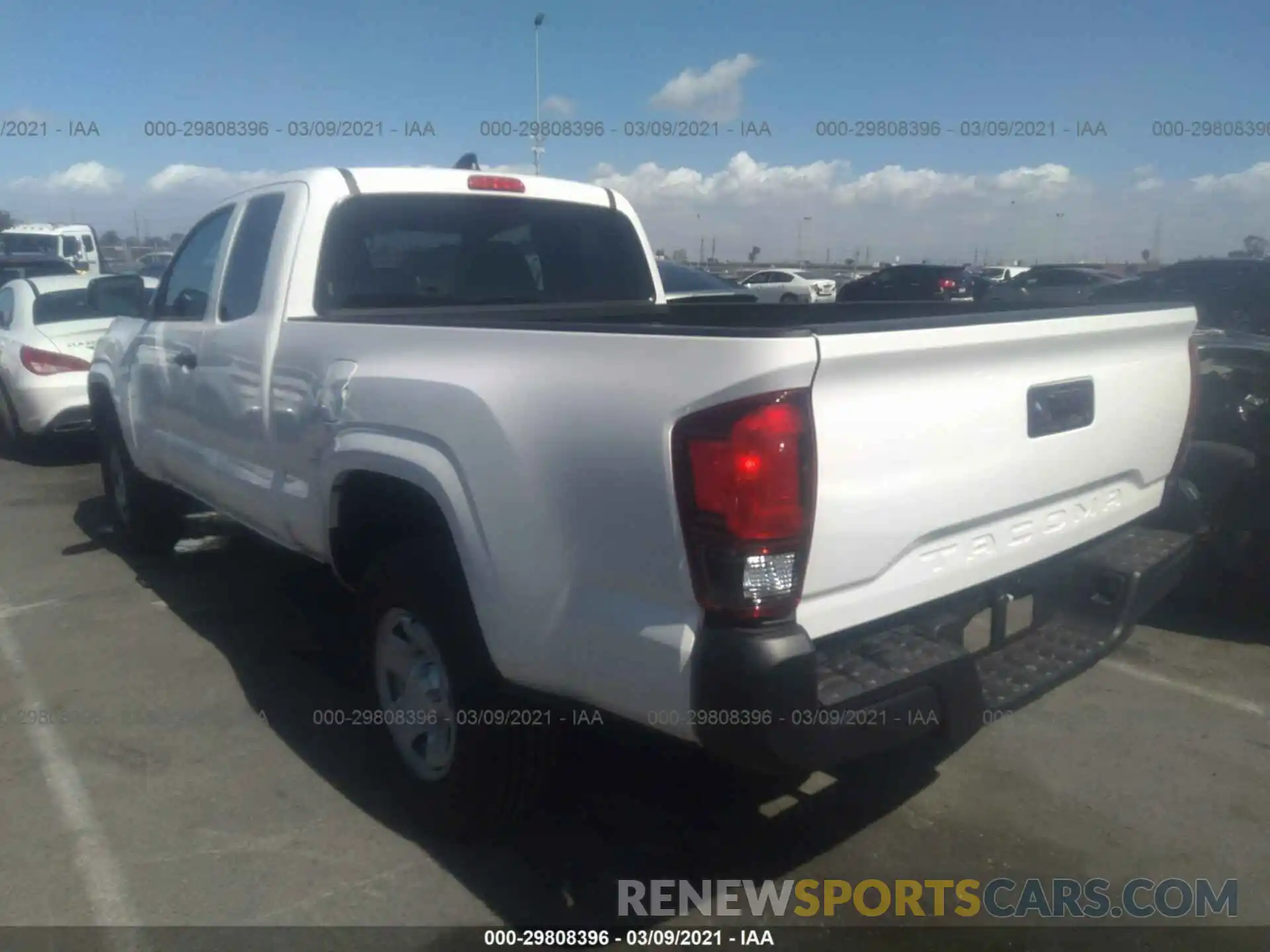 3 Photograph of a damaged car 3TYRX5GN8MT009845 TOYOTA TACOMA 2WD 2021