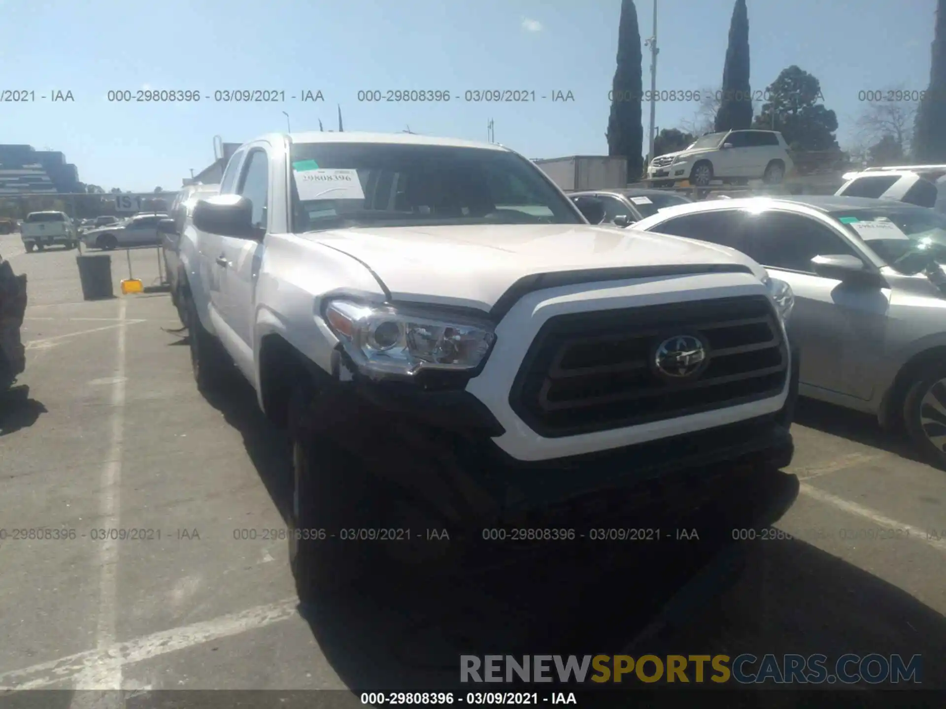 6 Photograph of a damaged car 3TYRX5GN8MT009845 TOYOTA TACOMA 2WD 2021