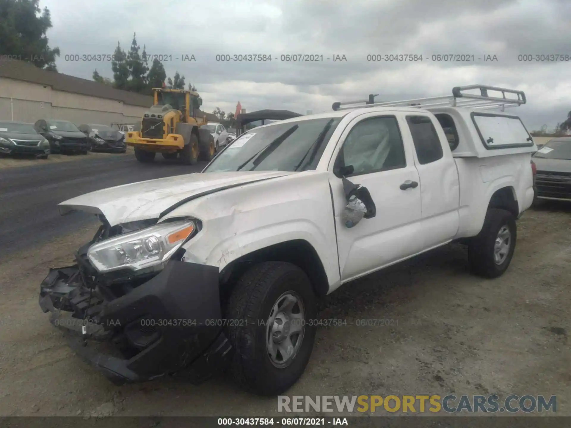 2 Photograph of a damaged car 3TYRX5GN8MT010848 TOYOTA TACOMA 2WD 2021