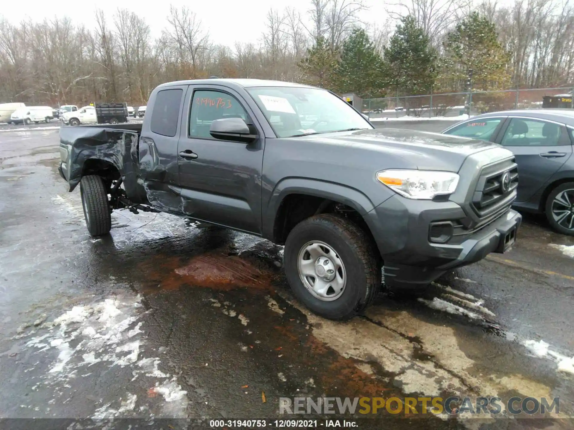 1 Photograph of a damaged car 3TYRX5GN8MT026631 TOYOTA TACOMA 2WD 2021