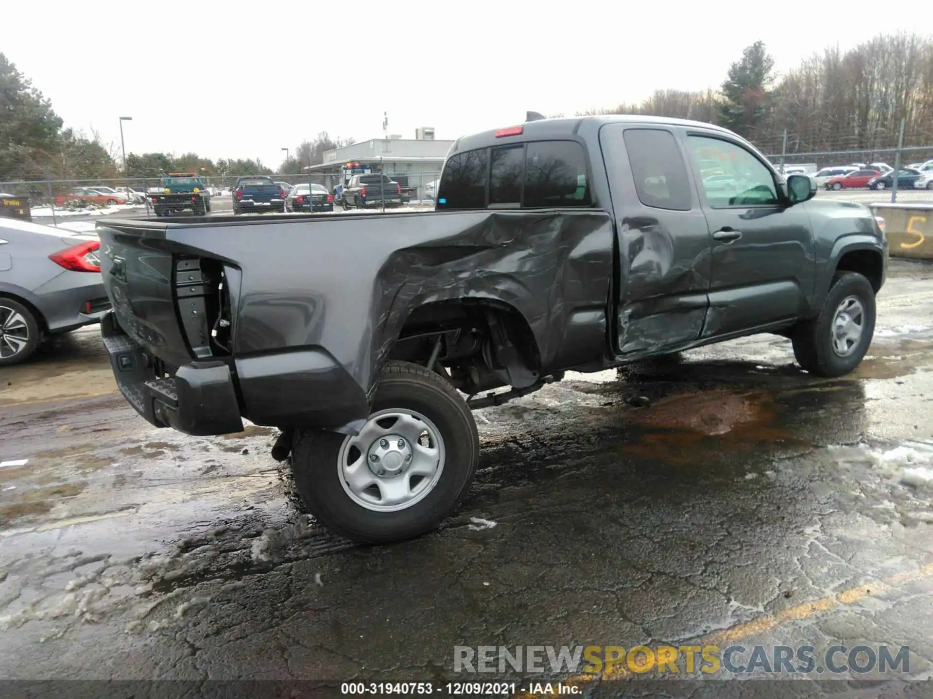 4 Фотография поврежденного автомобиля 3TYRX5GN8MT026631 TOYOTA TACOMA 2WD 2021