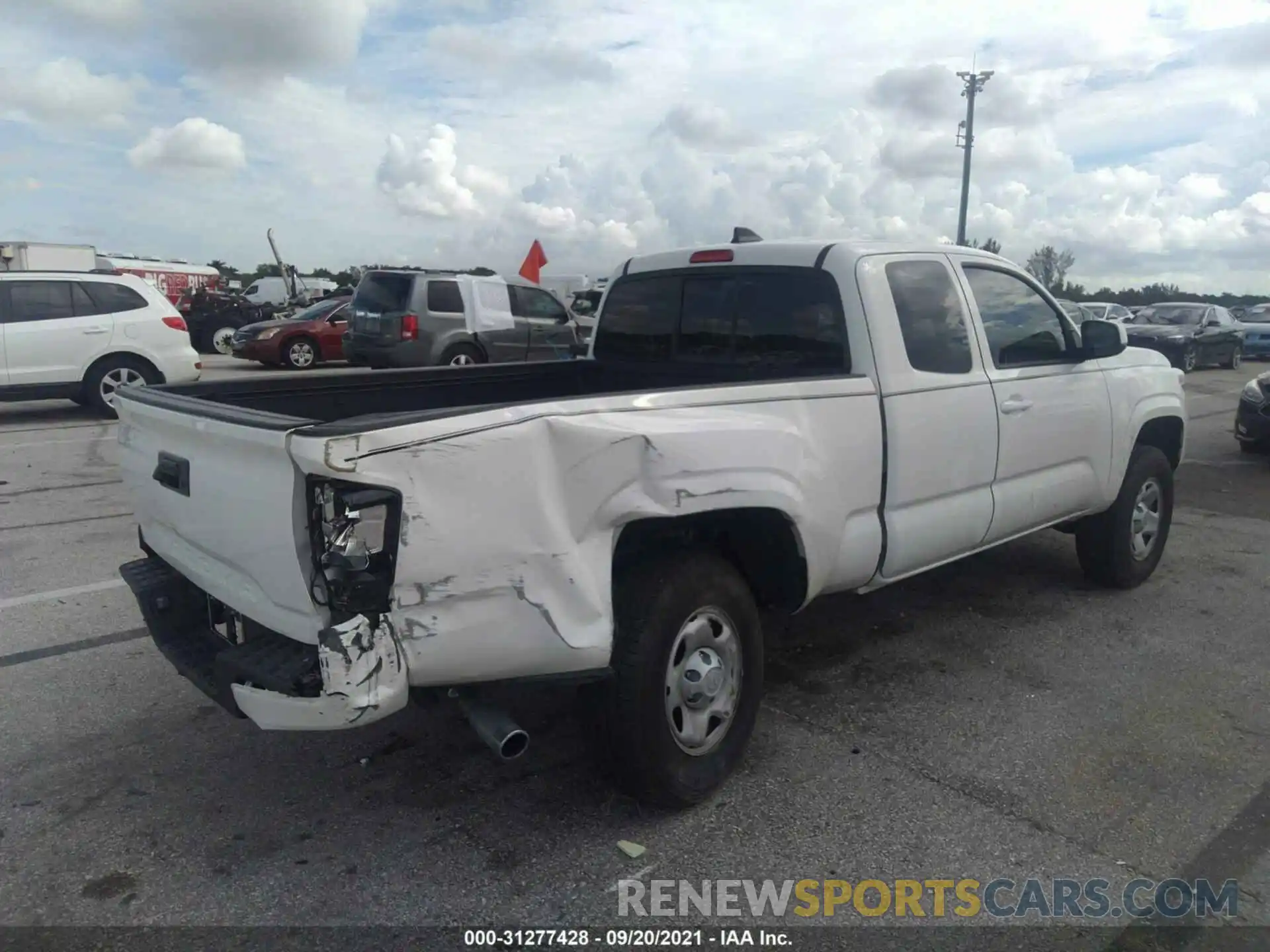 6 Photograph of a damaged car 3TYRX5GN9MT009143 TOYOTA TACOMA 2WD 2021