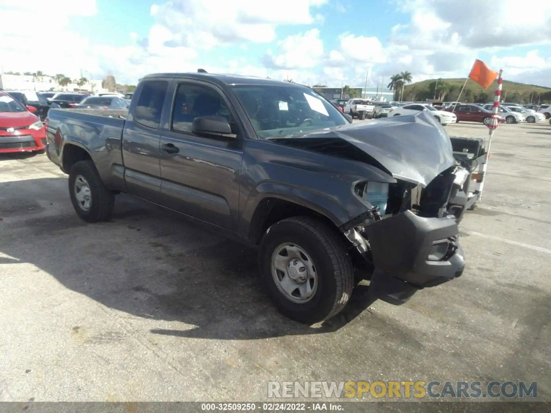 1 Photograph of a damaged car 3TYRX5GN9MT009935 TOYOTA TACOMA 2WD 2021