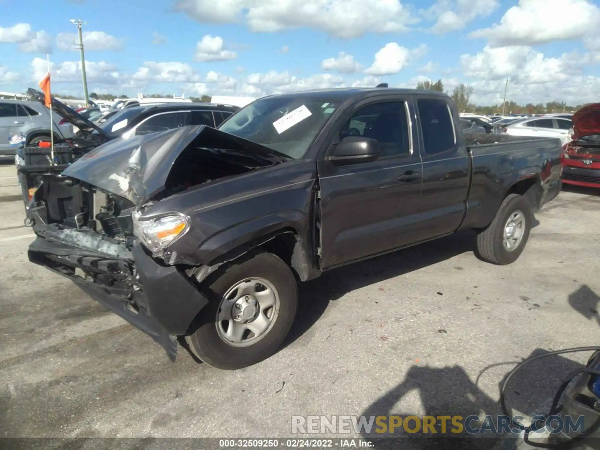 2 Photograph of a damaged car 3TYRX5GN9MT009935 TOYOTA TACOMA 2WD 2021