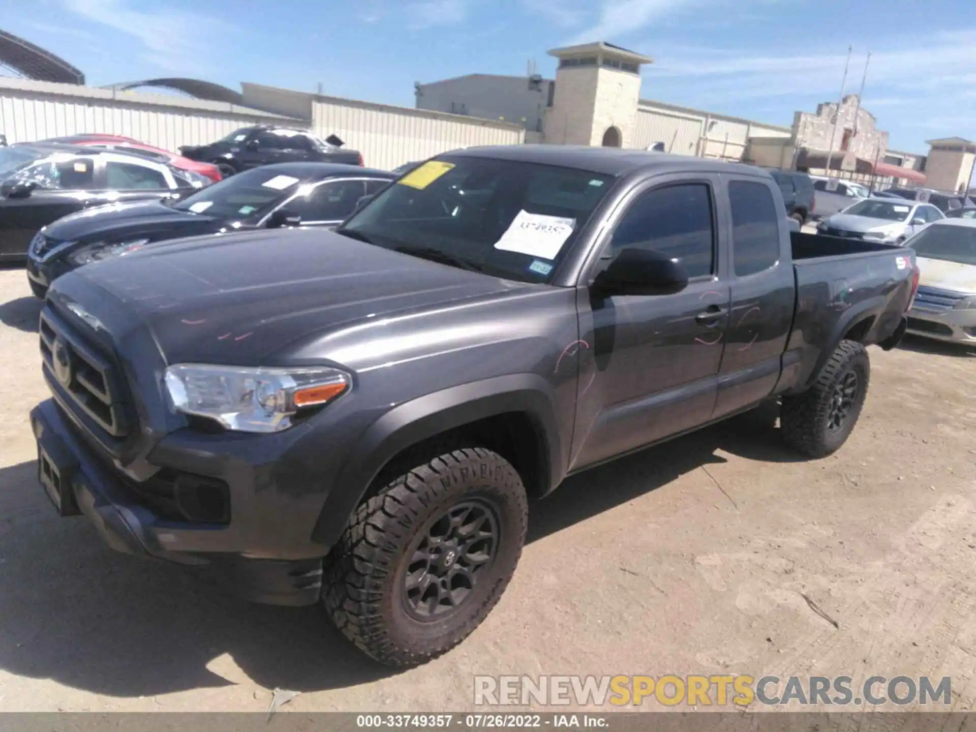 2 Фотография поврежденного автомобиля 3TYRX5GN9MT011331 TOYOTA TACOMA 2WD 2021