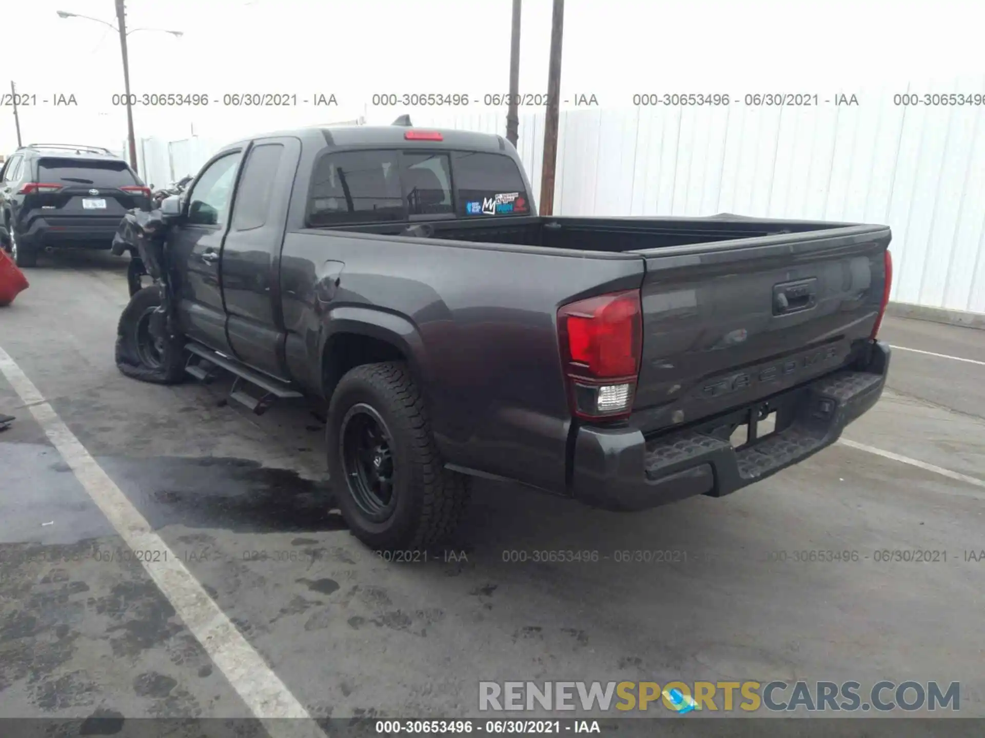 3 Photograph of a damaged car 3TYRX5GNXMT005781 TOYOTA TACOMA 2WD 2021