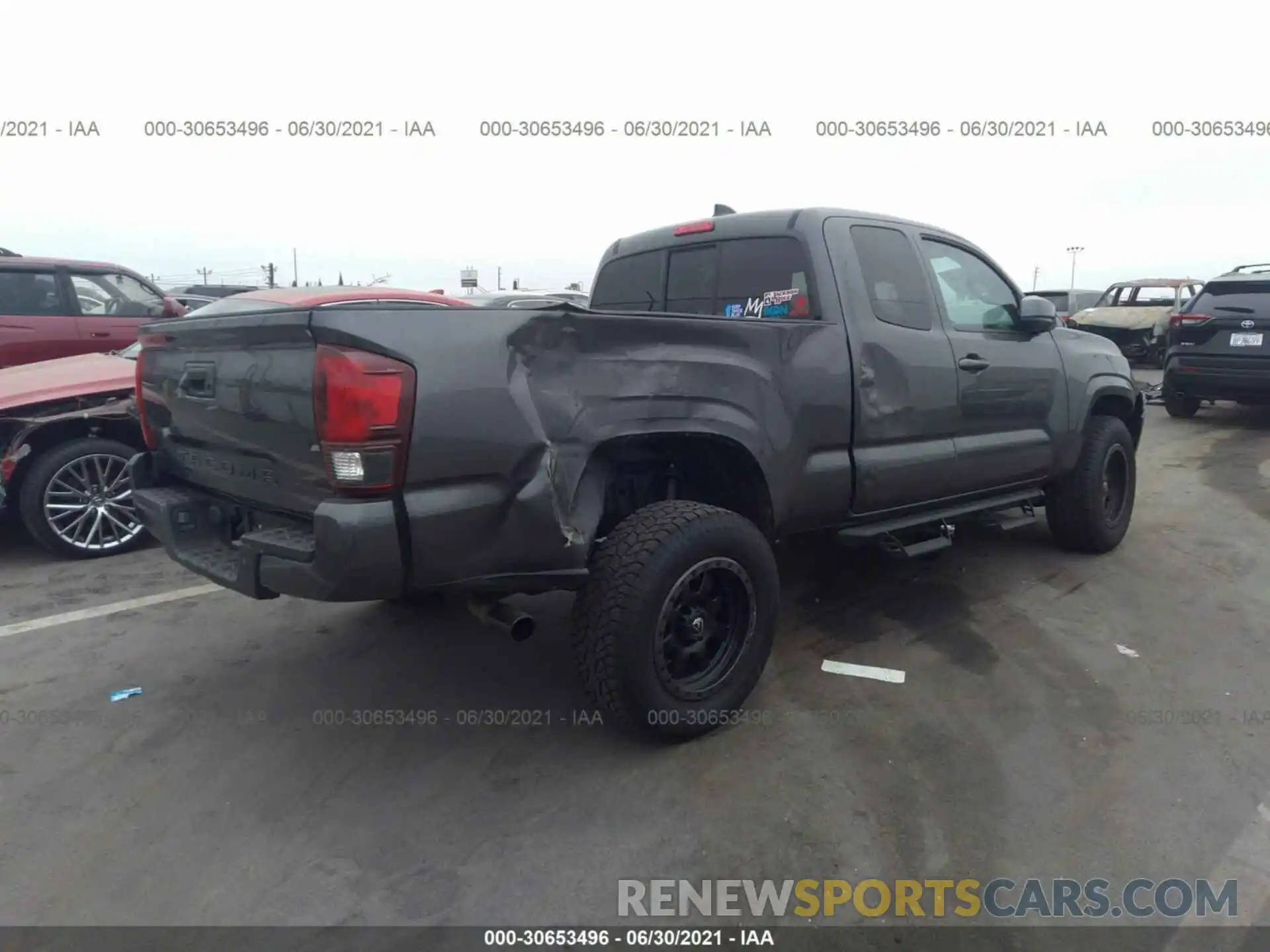 4 Photograph of a damaged car 3TYRX5GNXMT005781 TOYOTA TACOMA 2WD 2021