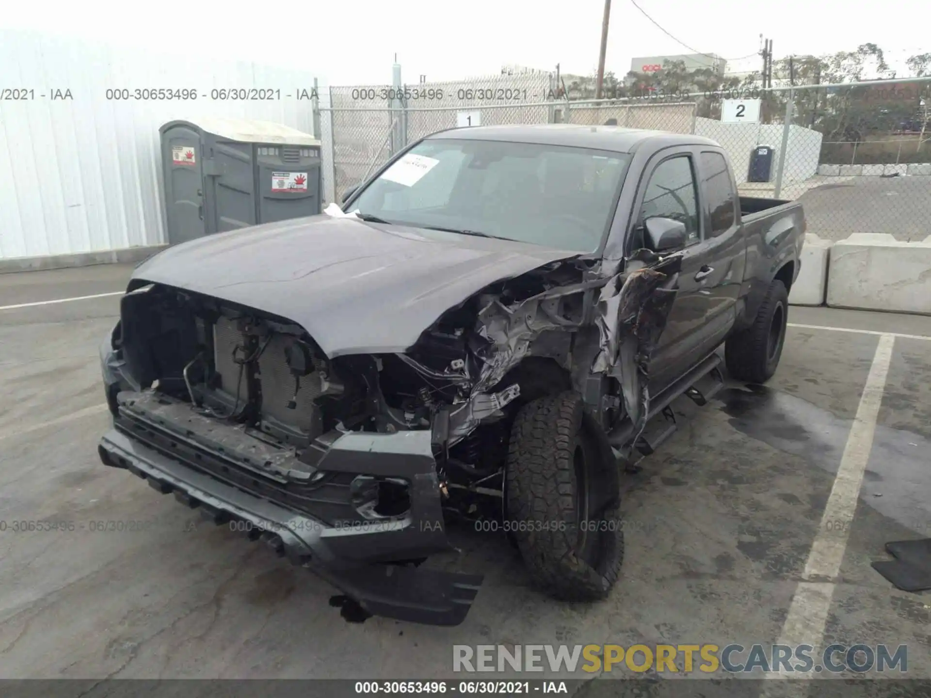 6 Photograph of a damaged car 3TYRX5GNXMT005781 TOYOTA TACOMA 2WD 2021