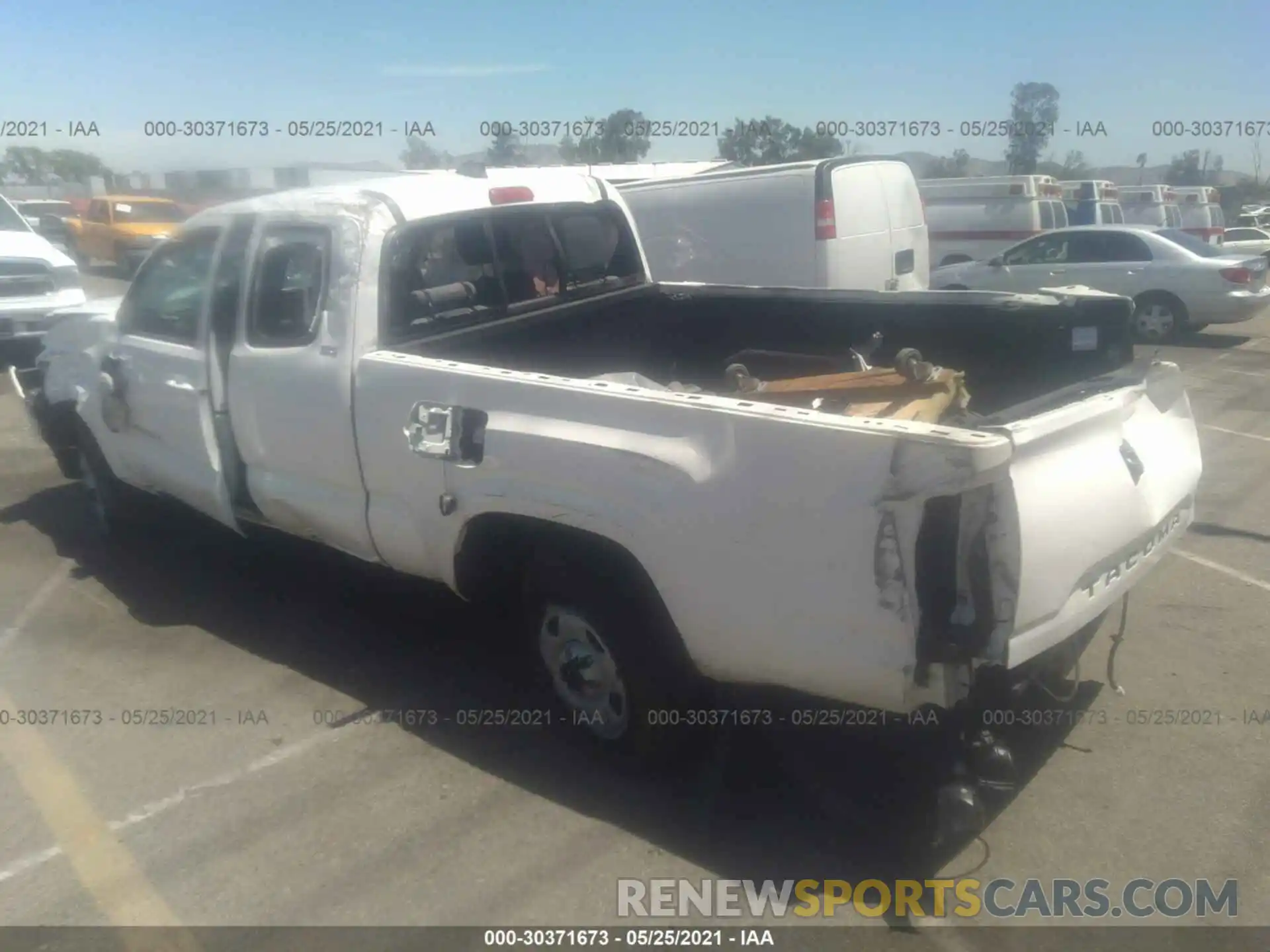 3 Photograph of a damaged car 3TYRX5GNXMT008194 TOYOTA TACOMA 2WD 2021