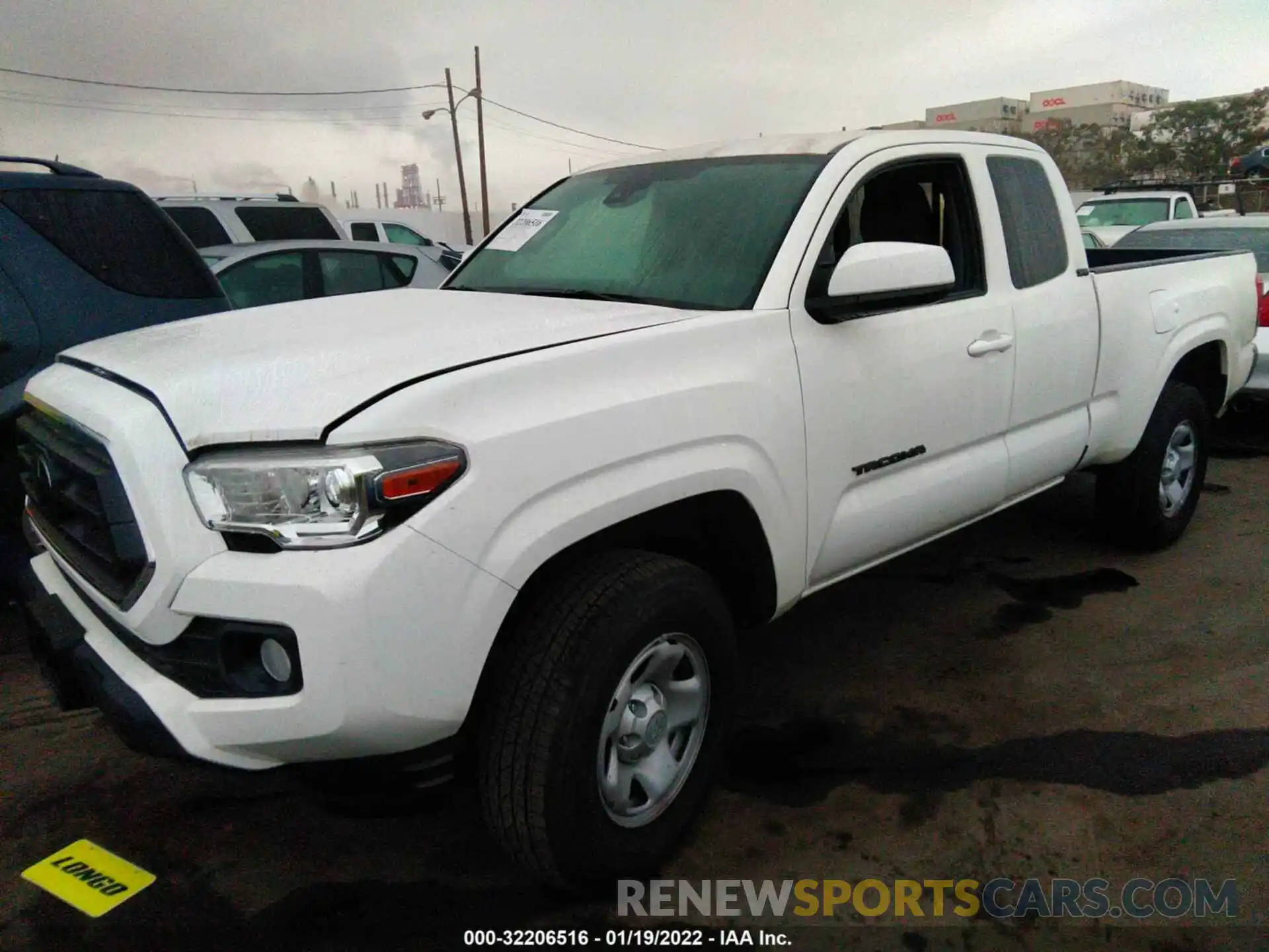 2 Photograph of a damaged car 3TYRX5GNXMT008311 TOYOTA TACOMA 2WD 2021