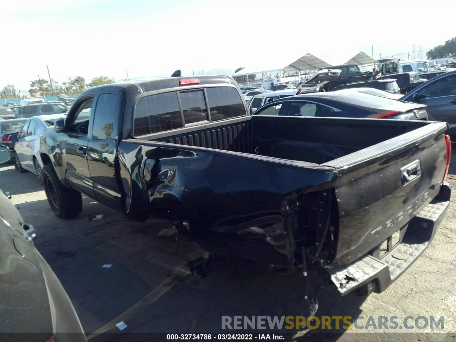 3 Photograph of a damaged car 3TYRX5GNXMT009216 TOYOTA TACOMA 2WD 2021