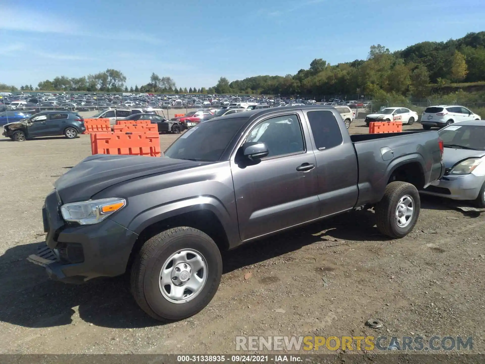 2 Photograph of a damaged car 3TYRX5GNXMT009524 TOYOTA TACOMA 2WD 2021