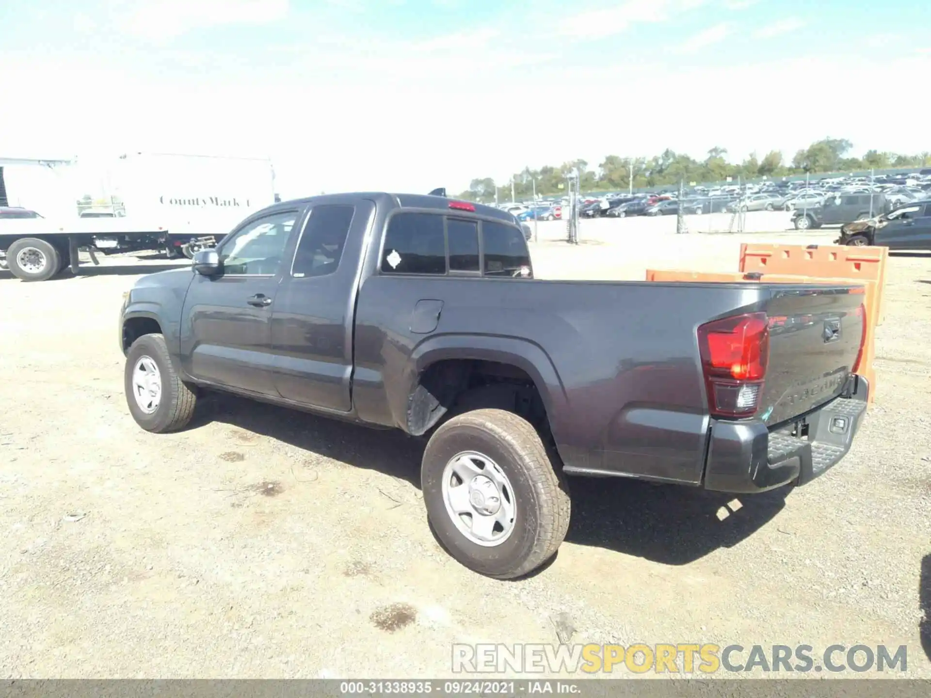 3 Photograph of a damaged car 3TYRX5GNXMT009524 TOYOTA TACOMA 2WD 2021