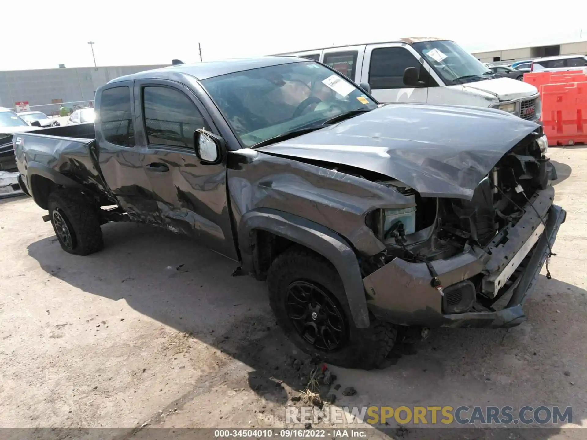 1 Photograph of a damaged car 3TYRX5GNXMT011418 TOYOTA TACOMA 2WD 2021