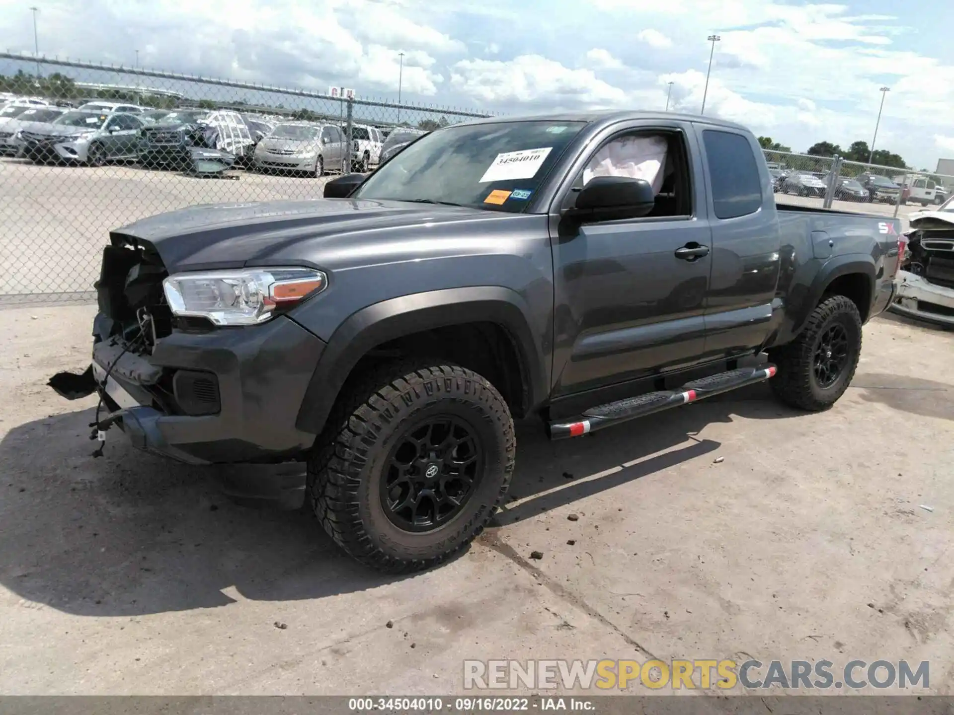 2 Photograph of a damaged car 3TYRX5GNXMT011418 TOYOTA TACOMA 2WD 2021