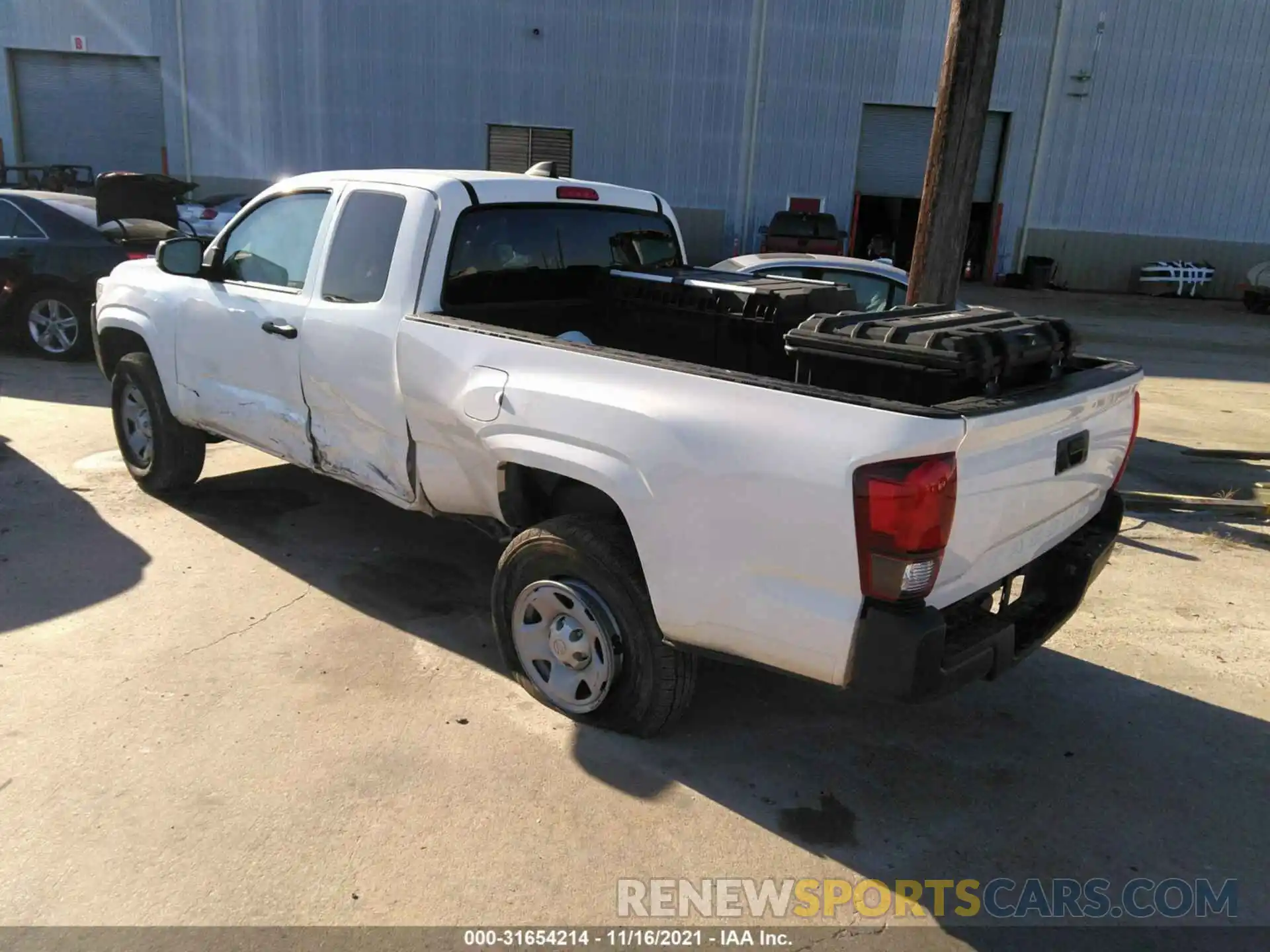 3 Photograph of a damaged car 3TYRX5GNXMT013220 TOYOTA TACOMA 2WD 2021