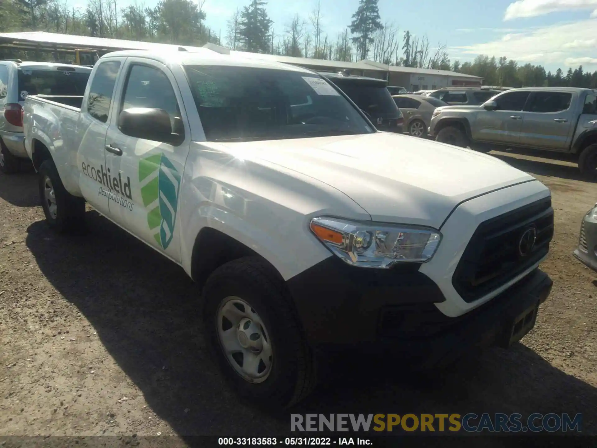 1 Photograph of a damaged car 3TYRX5GNXMT017686 TOYOTA TACOMA 2WD 2021