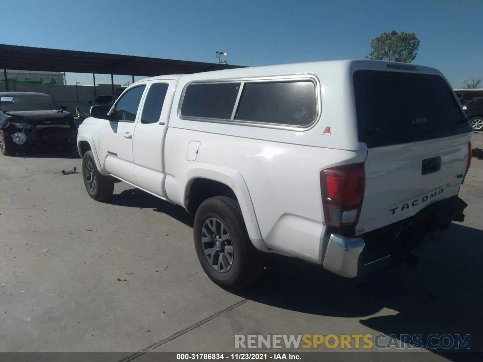 3 Photograph of a damaged car 3TYRZ5CN0MT007040 TOYOTA TACOMA 2WD 2021