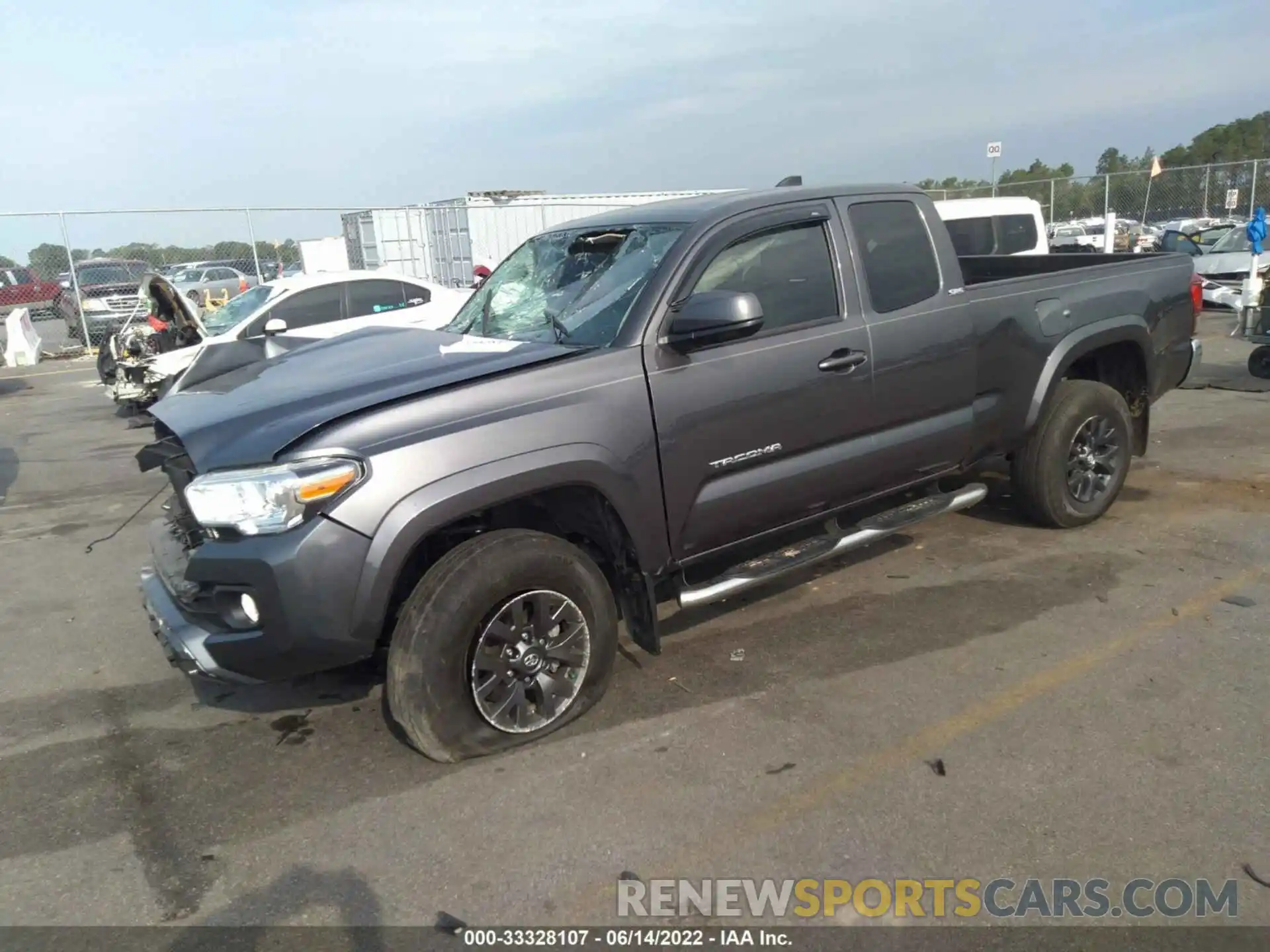 2 Photograph of a damaged car 3TYRZ5CN2MT006410 TOYOTA TACOMA 2WD 2021