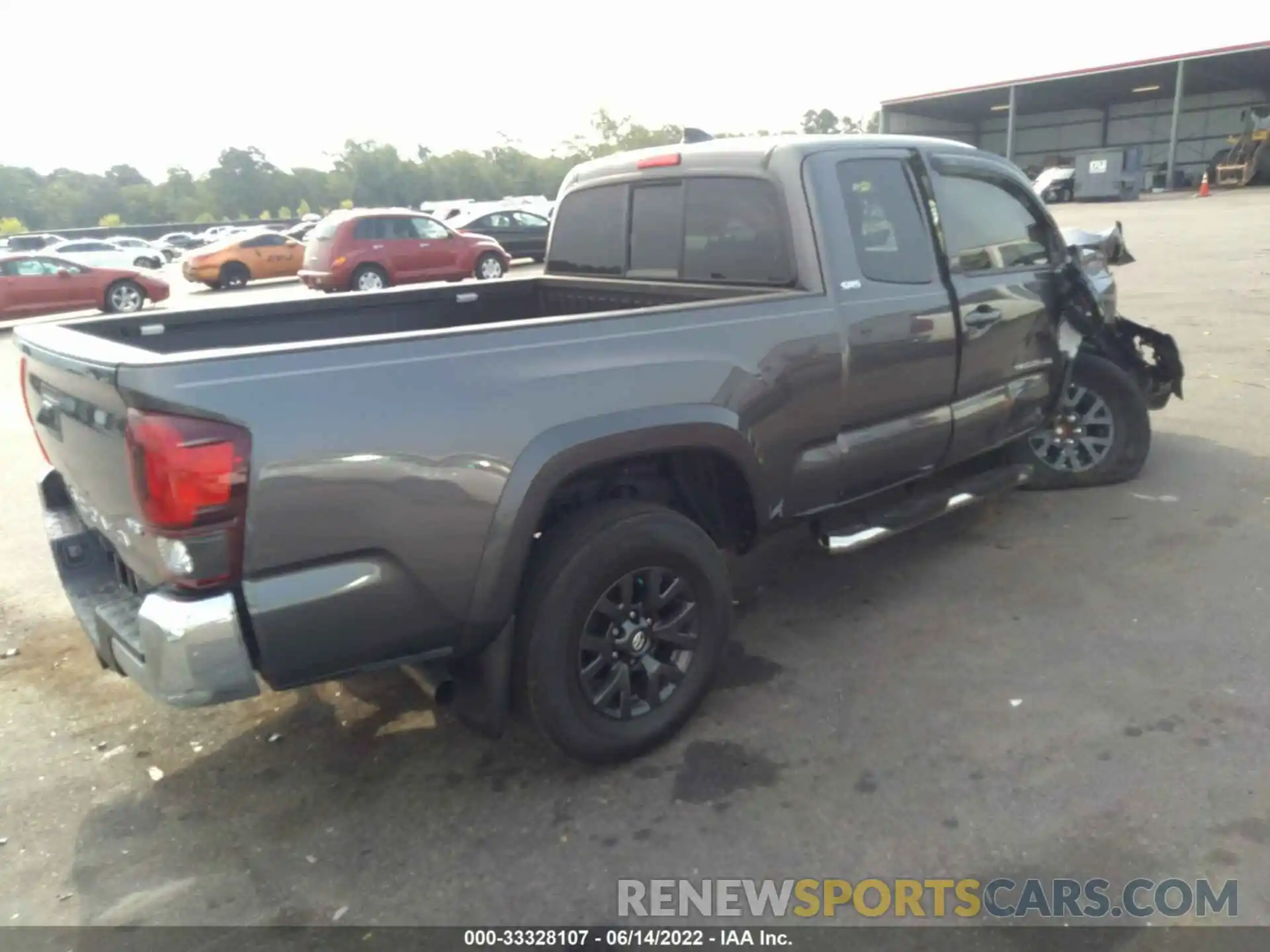 4 Photograph of a damaged car 3TYRZ5CN2MT006410 TOYOTA TACOMA 2WD 2021